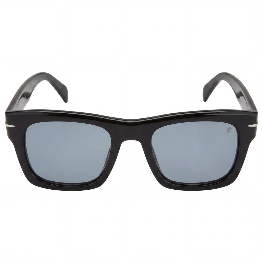 Gafas de sol David Beckham Modern Unisex con montura de acetato negro y lentes de policarbonato con protección UV de 51 mm