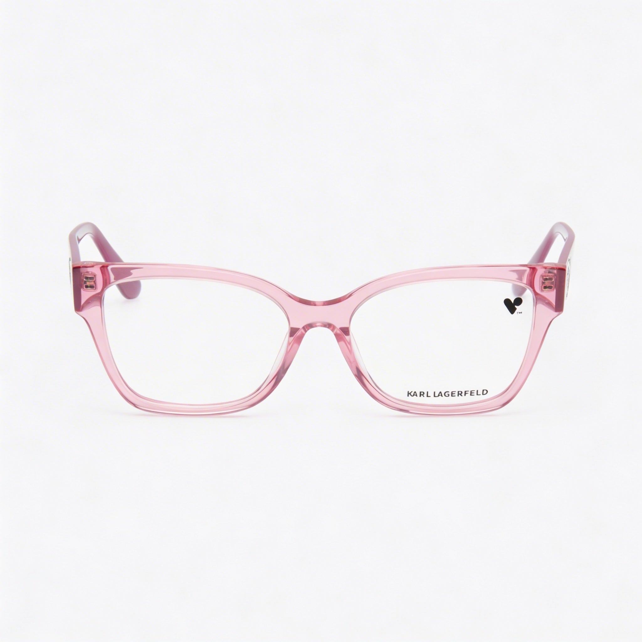 Gafas de sol Karl Lagerfeld informales de mujer con montura de acetato color fresa y lentes de policarbonato no polarizadas de 54 mm, Photo 2
