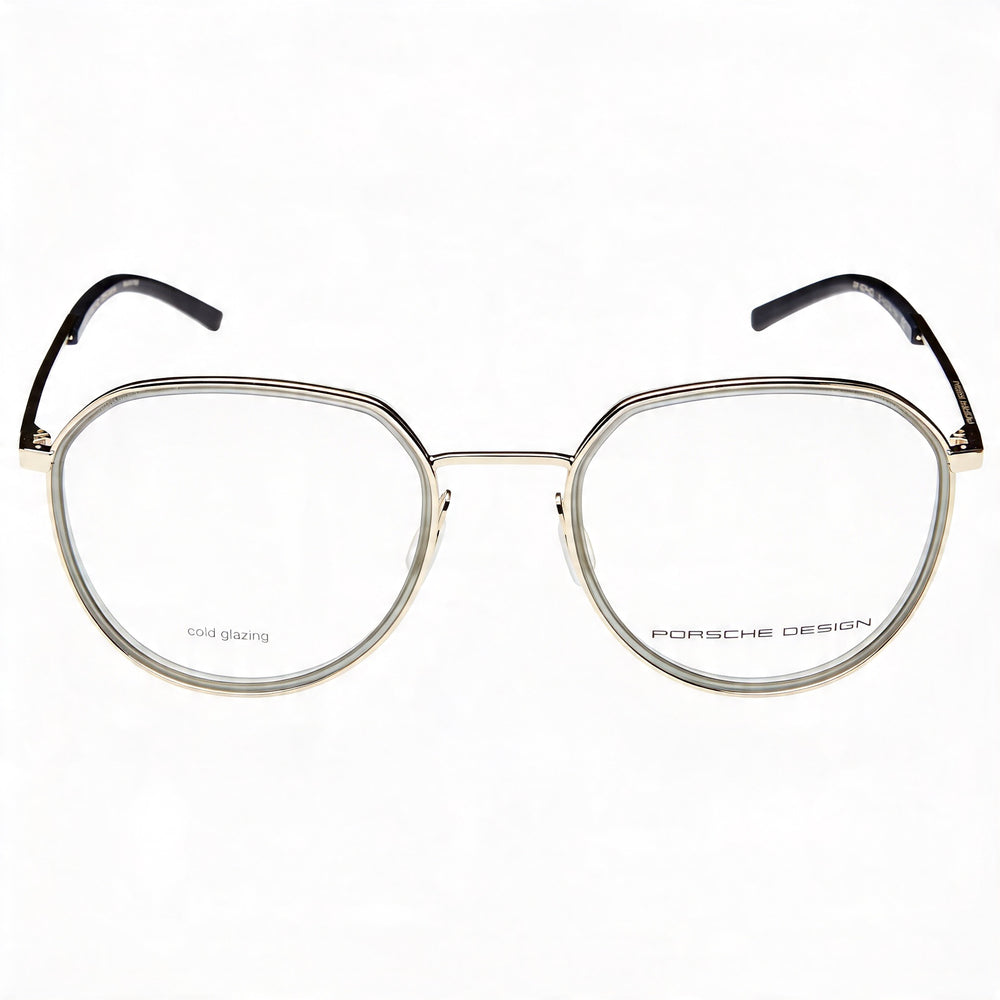 Gafas Porsche Modern Unisex Dorado, Gris RXP Montura de Poliamida Lente de Plástico Transparente No Polarizado 53-21-145