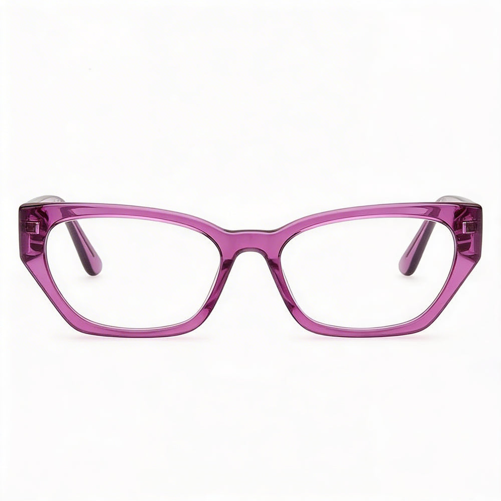 Guess Modern Women's Eyeglasses with Violet Plastic Frame and Clear Polycarbonate Lenses 51-16-145