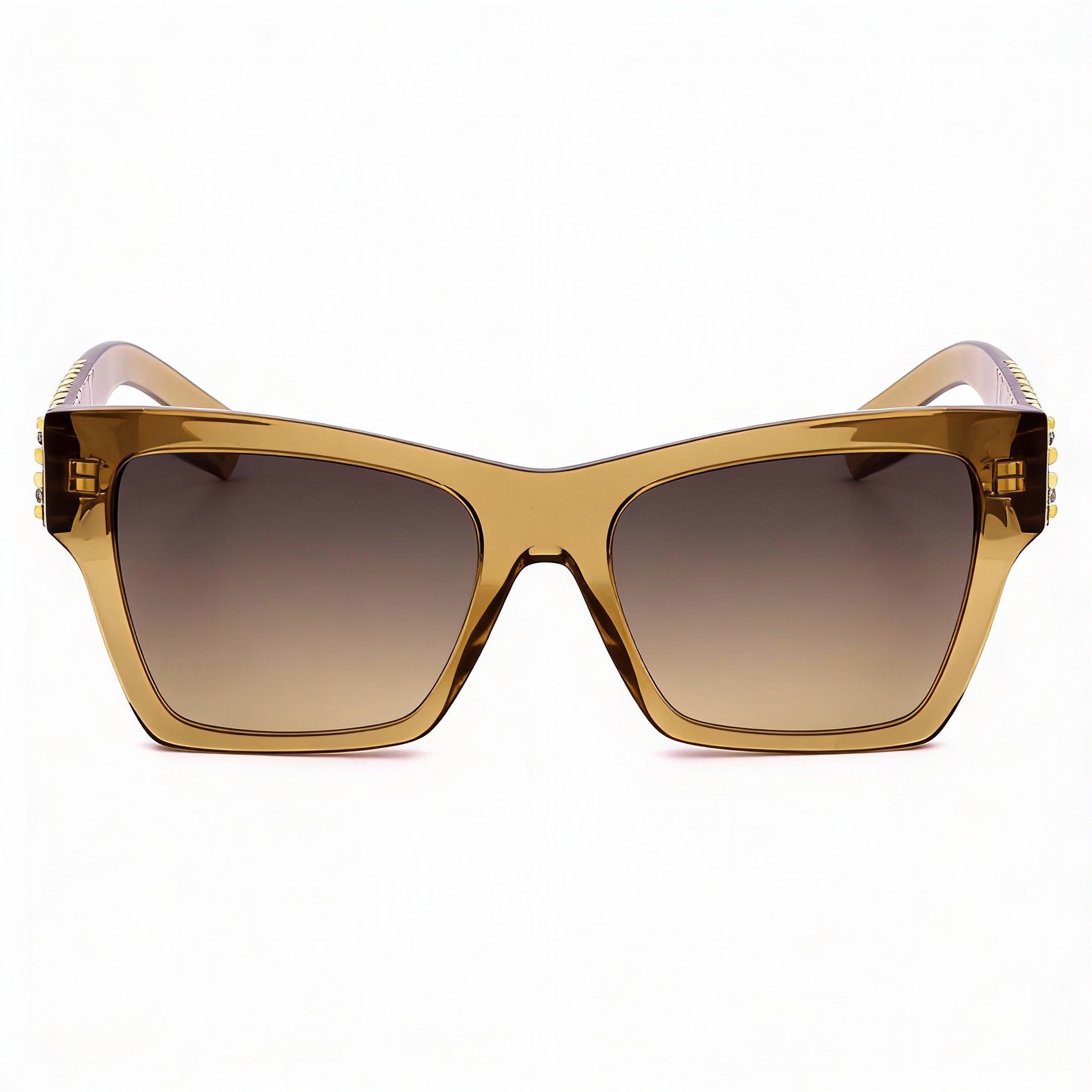 Givenchy Casual Women's Acetate Frame Sunglasses Shiny Beige Smoke Lens UV 400 54mm, Photo 2