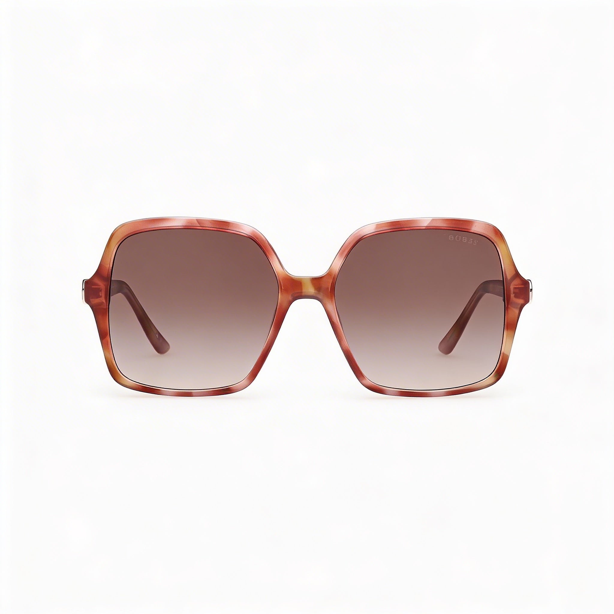 Guess Modern Women's Plastic Light Brown Avana Frame Gradient Brown Lens UV Protection Sunglasses 57-17-140, Photo 2