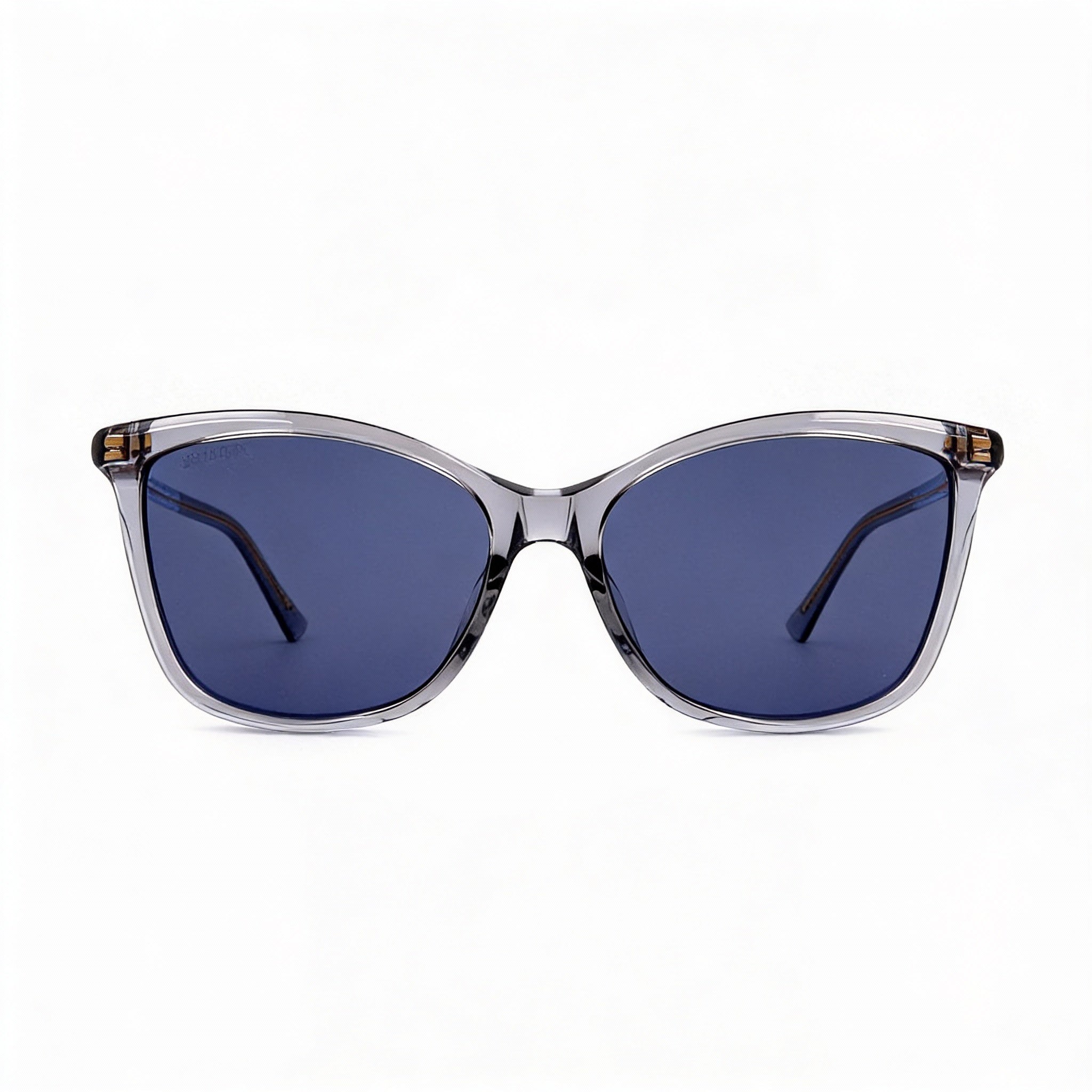 Jimmy Choo Classic Women's Grey Acetate Rectangular Glittery UV Protection Sunglasses 56mm, Photo 1