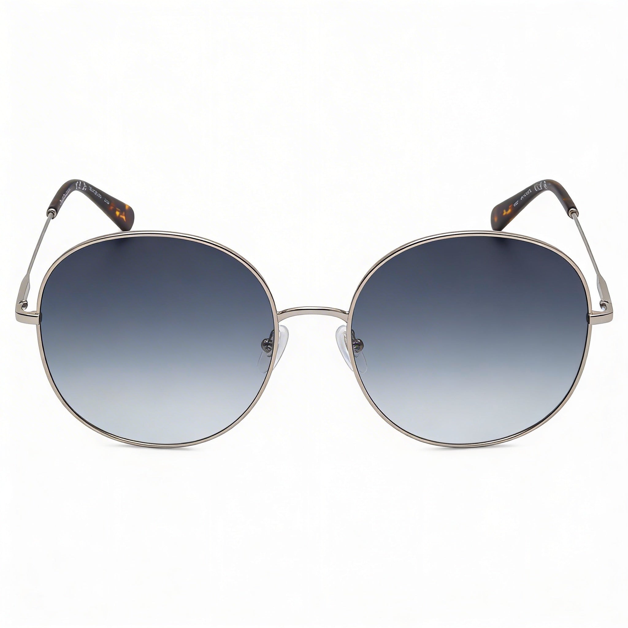 Salvatore Ferragamo Classic Women's Silver Metal Frame 60mm Gradient Smoke UV Protection Non-Polarized Sunglasses, Photo 2