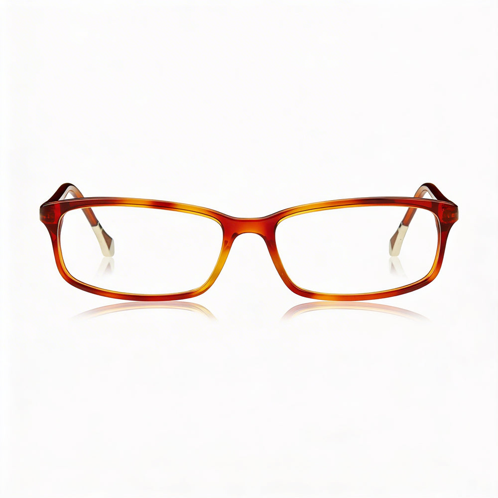 Gafas de vista Ermenegildo Zegna VZ3538 0711 para hombre con montura de plástico carey y lentes transparentes de 56 mm