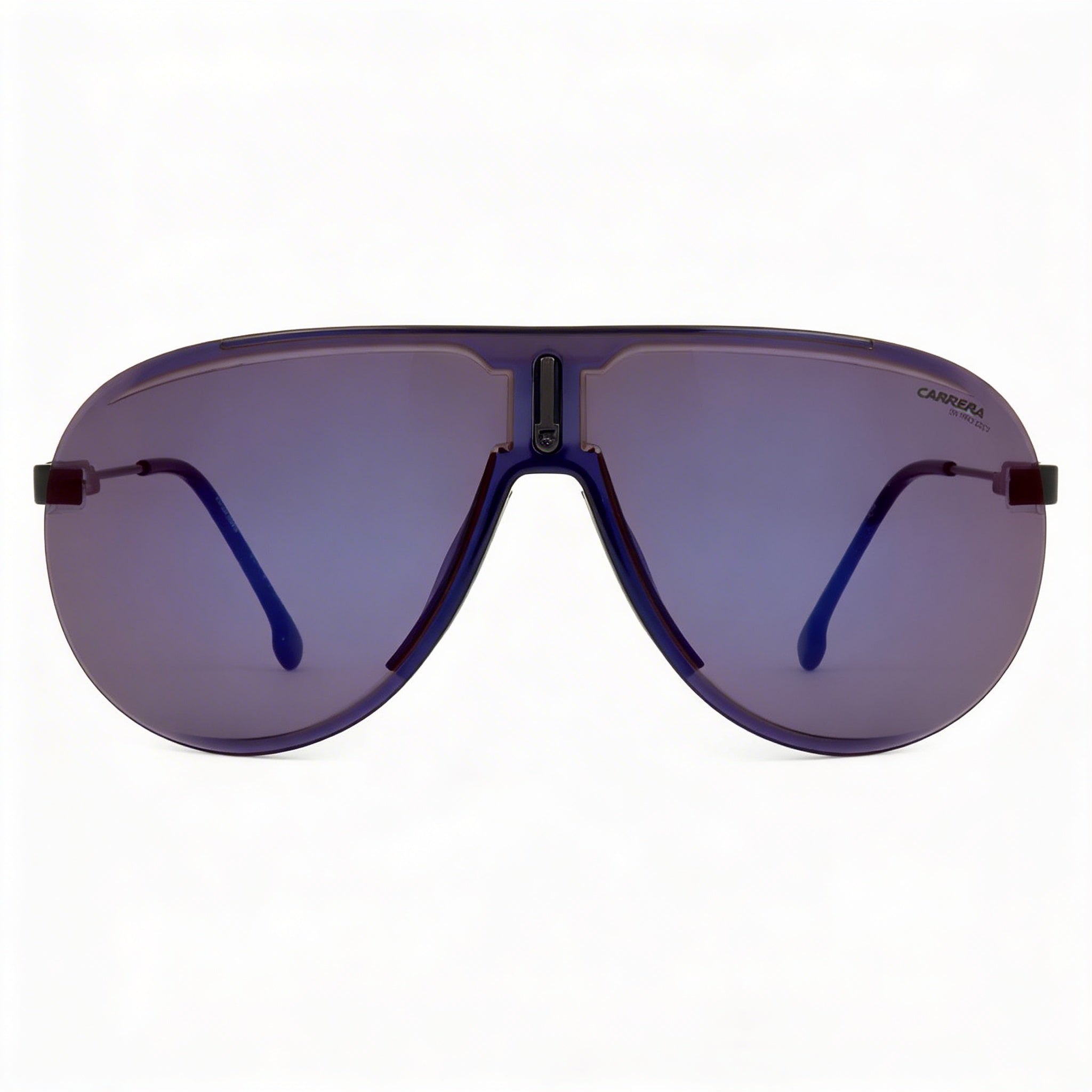 Carrera Modern Unisex Black Blue Polycarbonate Frame Non-Polarized UV Protection Sunglasses 99mm, Photo 2