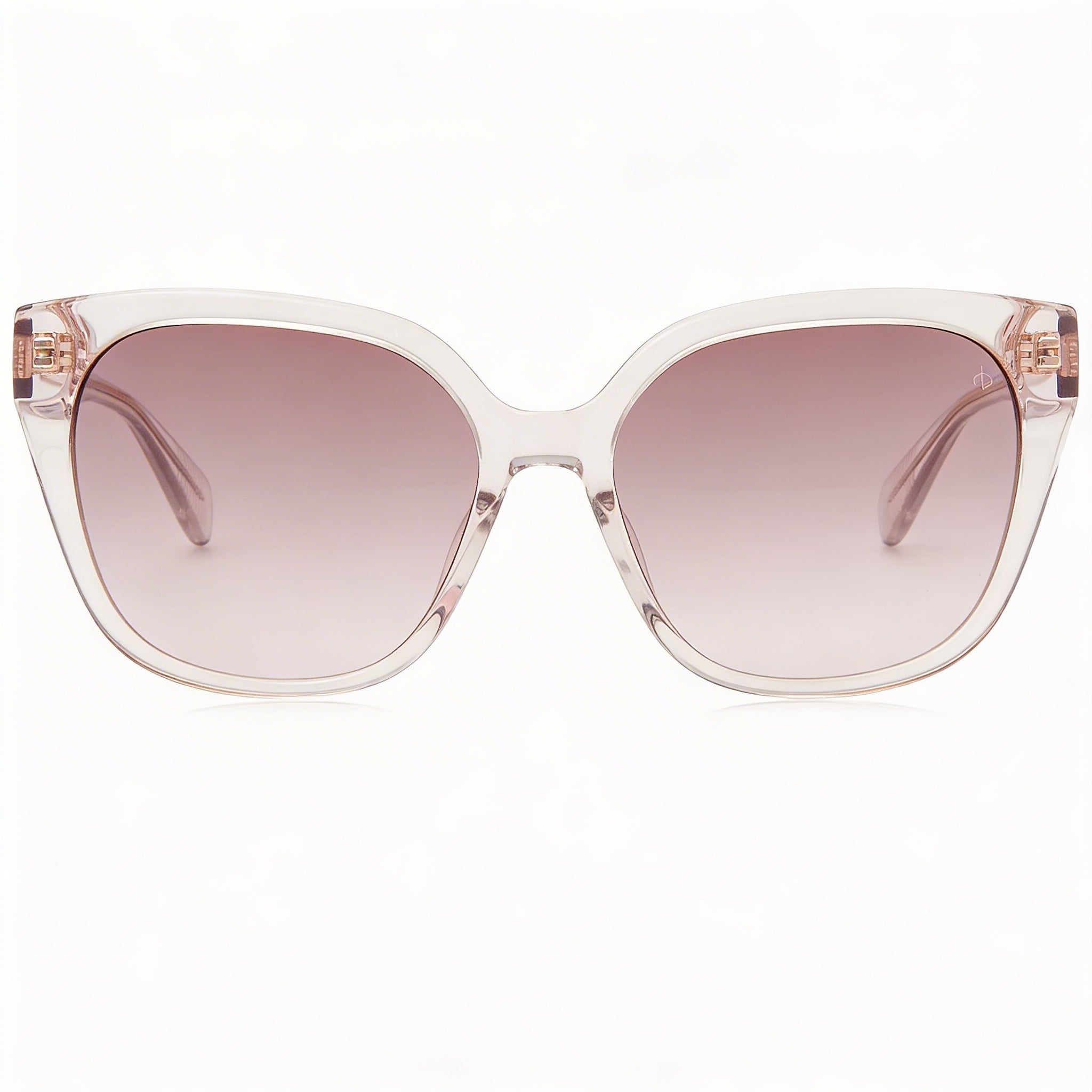 rag & bone Modern Heritage Women's Brown Acetate Frame, Brown Gradient UV Protected Sunglasses 56mm, Photo 2