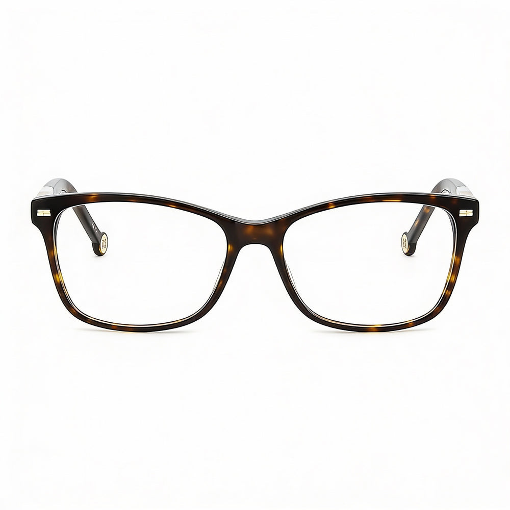 Carolina Herrera Her 0160 - Montura de plástico multicolor para mujer, lentes de policarbonato color beige Habana de 54 mm