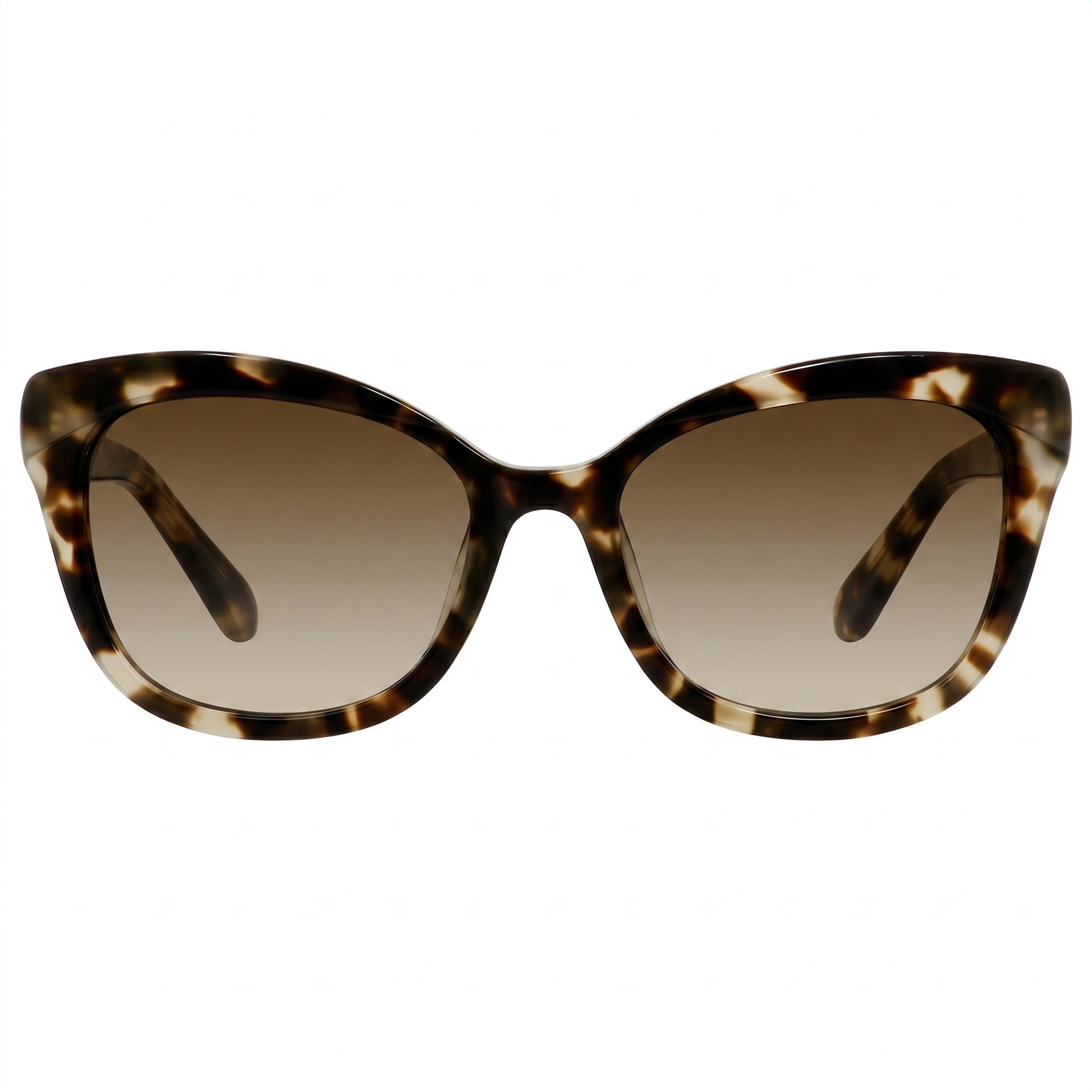 Gafas de sol de ojo de gato de plástico carey para mujer Amaras de kate spade new york, listas para graduar, con protección UV y lentes marrones degradadas de 55 mm, Photo 2