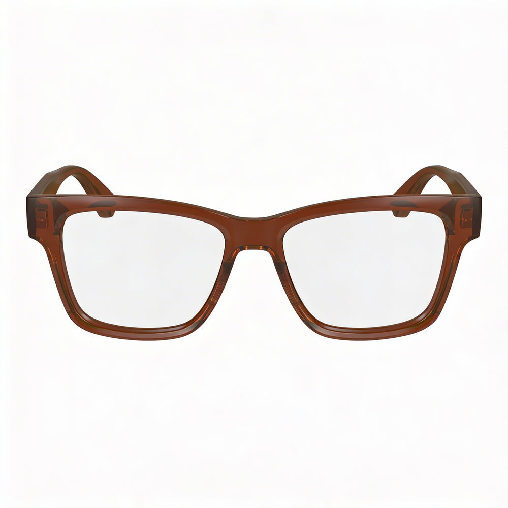 Gafas de vista Longchamp LO2737 para hombre, estilo moderno, con montura transparente en tono óxido y lentes de policarbonato de 52 mm.