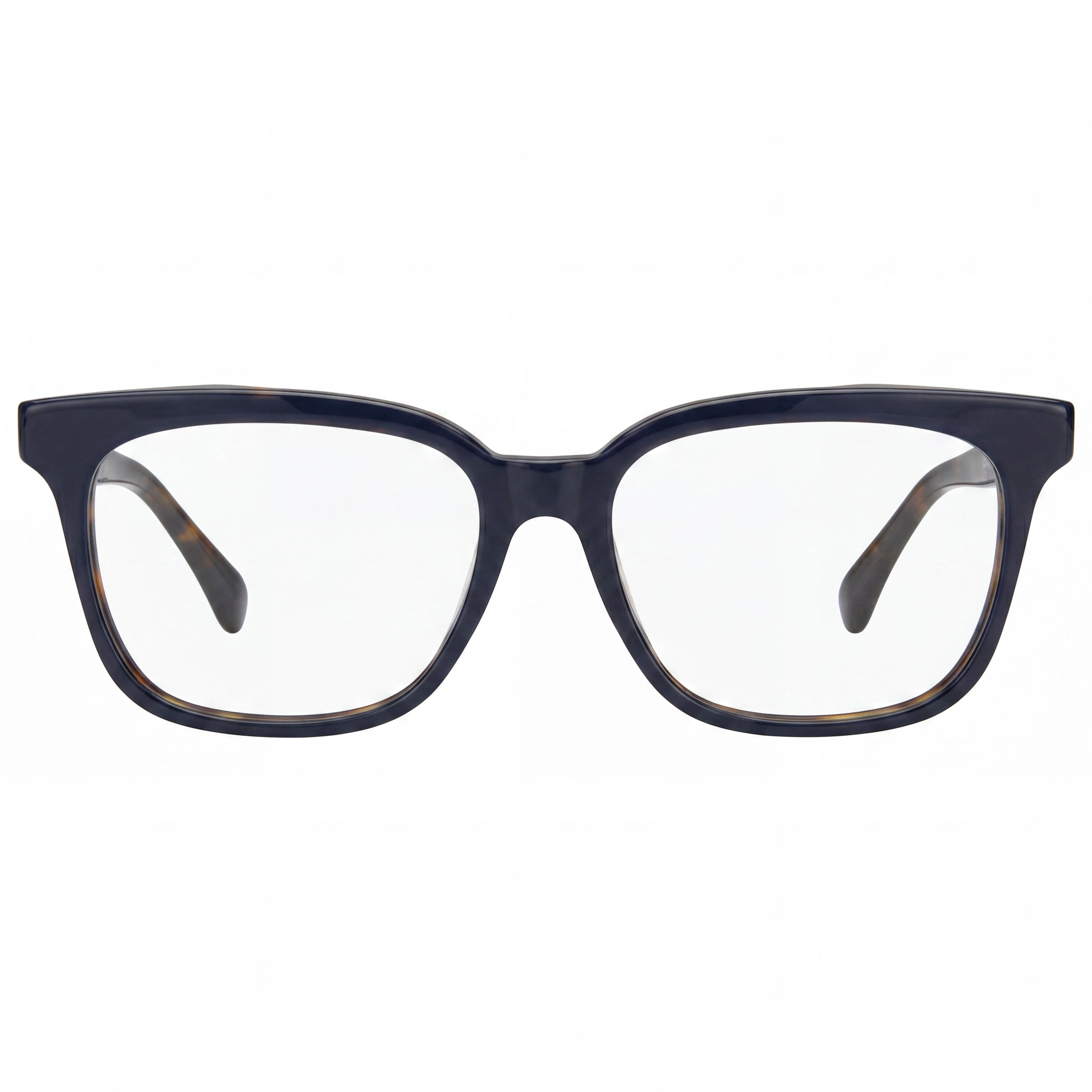 MaxMara Modern Men's Blue Havana Dark Havana Optical Eyeglasses Frame, featuring a Modern Style and Prescription Ready Design, Photo 2