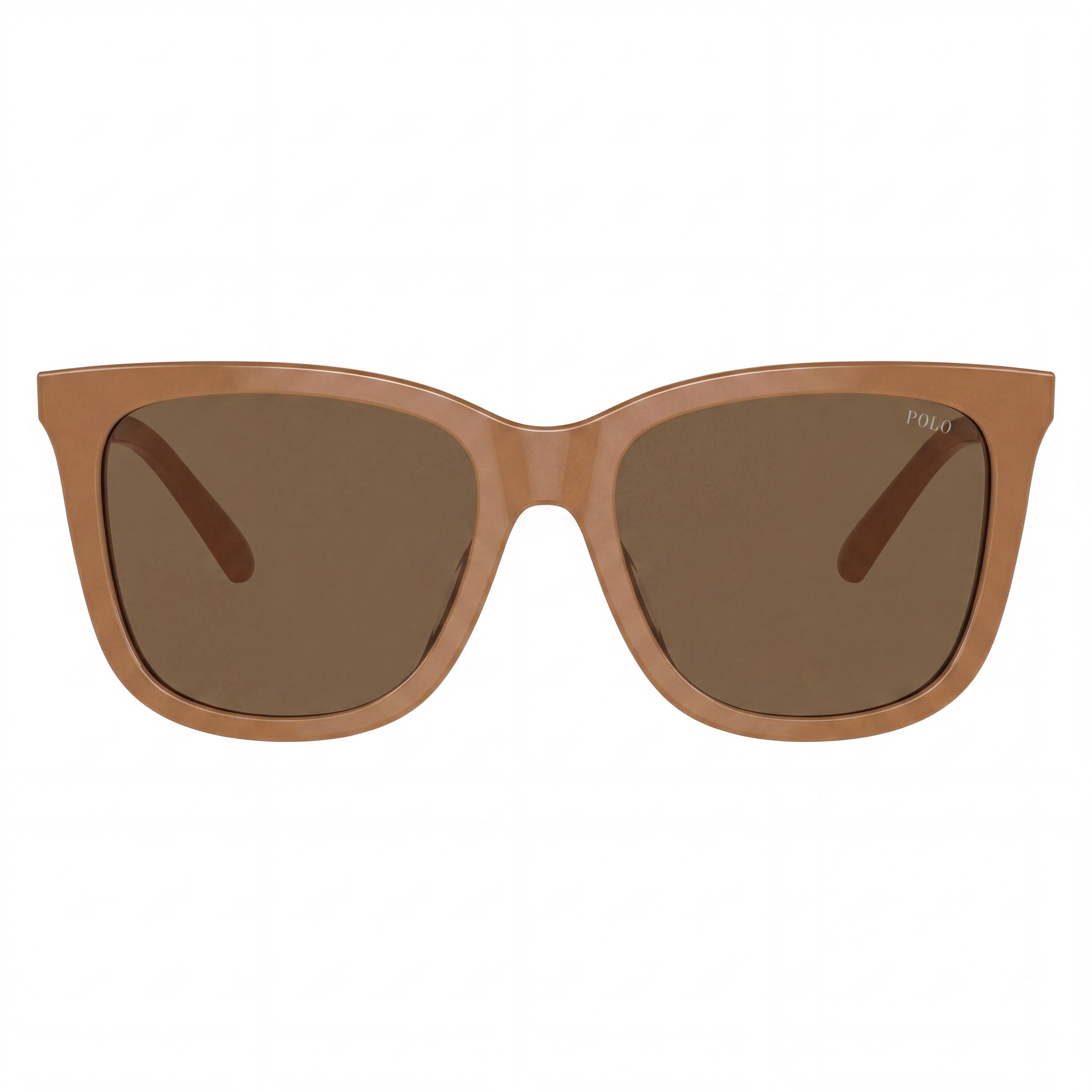 POLO RALPH LAUREN Ph4201u Gafas de Sol de Plástico Brillante Marrón sin Polarizar con Protección UV 100% para Mujer, Ajuste Universal, 55mm, Photo 2