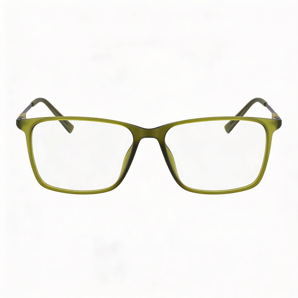 Flexon EP8019 Unisex Matte Crystal Moss Iniettato Frame 54mm Eyeglasses