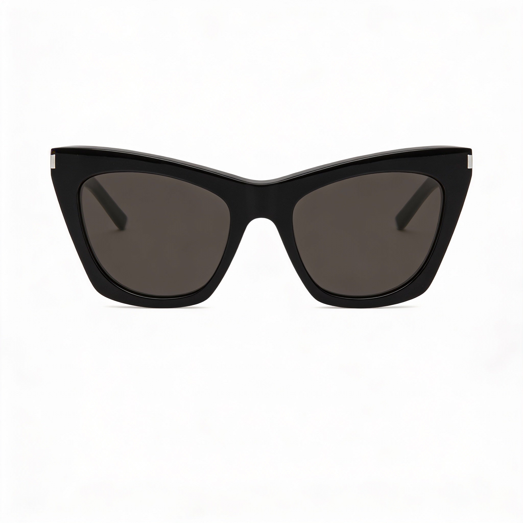 Gafas de sol Yves Saint Laurent SL 214 Kate para mujer, de acetato negro, estilo ojo de gato, sin polarizar, con protección UV, 55 mm, Photo 2