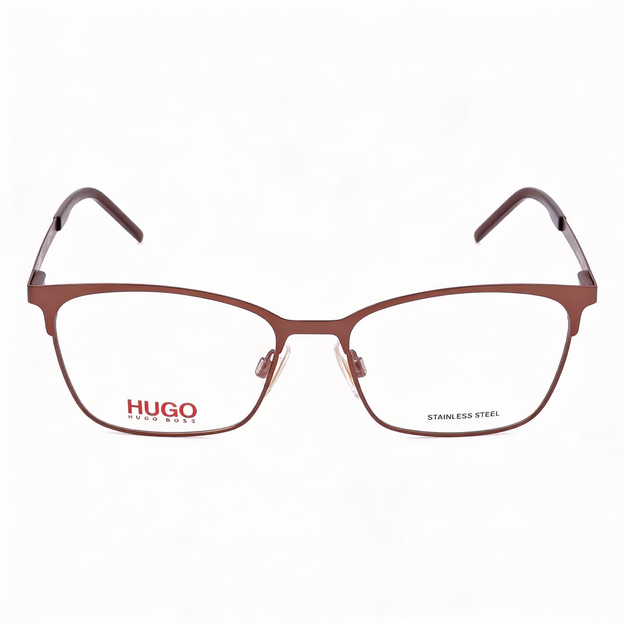 BOSS HG 1083 Women's Cat-Eye Matt Brown Alloy Steel Eyeglasses 54mm, Photo 2