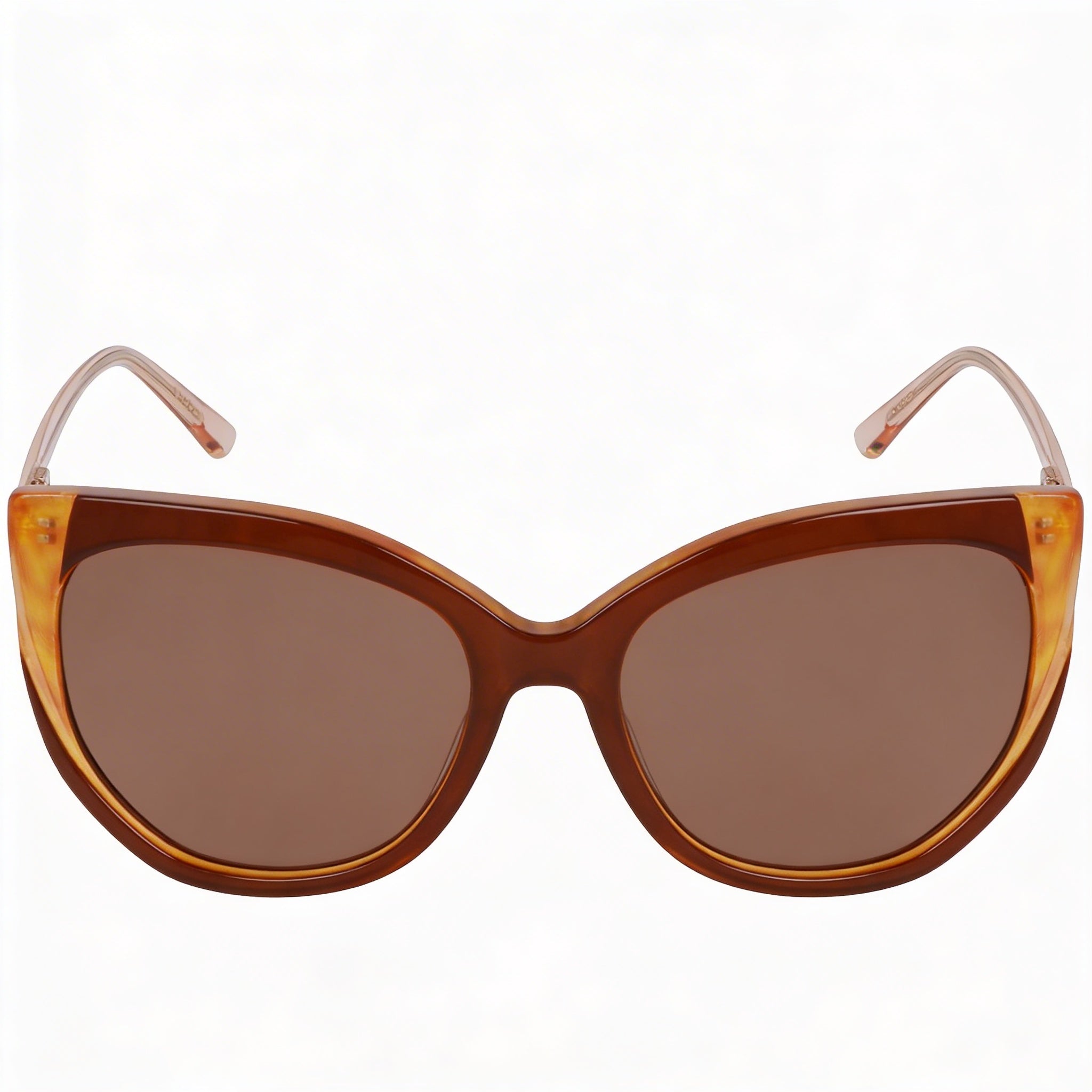 Gafas de Sol bebe para Mujer, diseñadas con un Marco de Plástico Marrón y Cristales de Acetato con Protección UV., Photo 2
