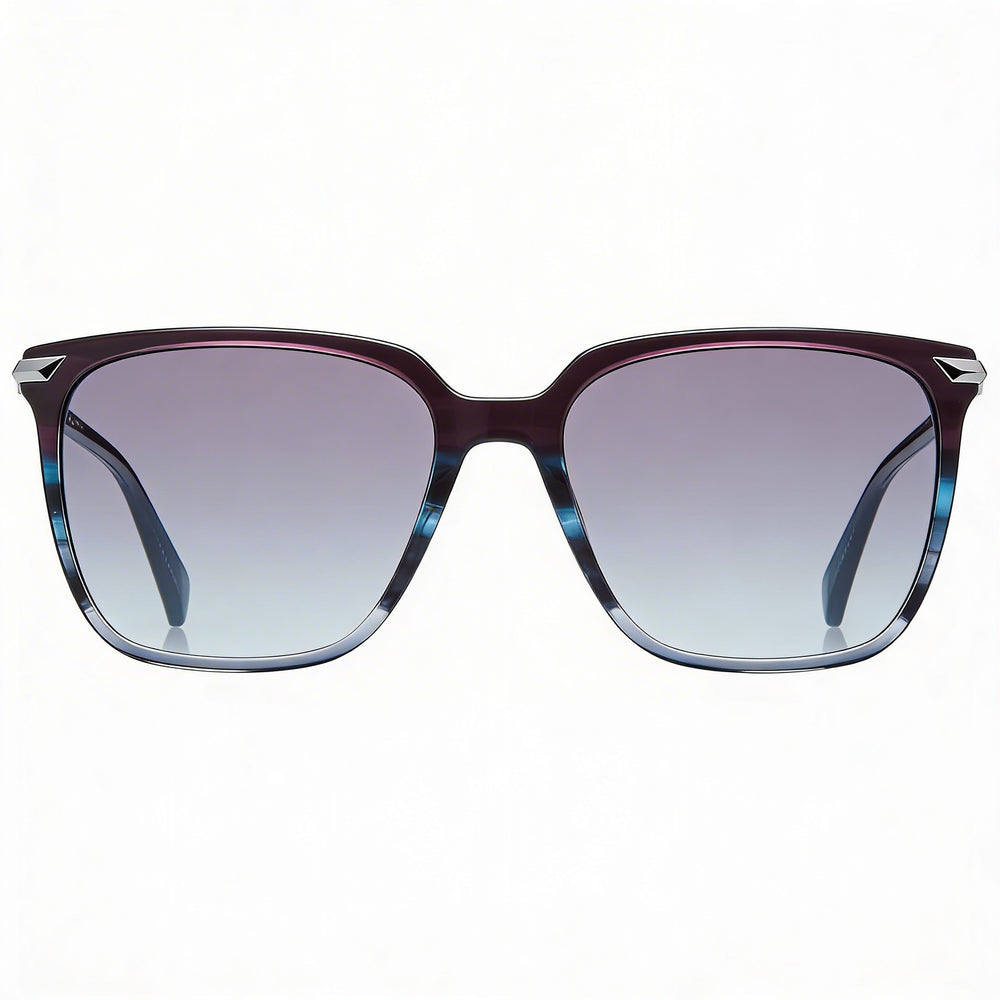 Gafas de sol cuadradas de acetato Rag & Bone Modern Women's Blueviolhorn de 55 mm