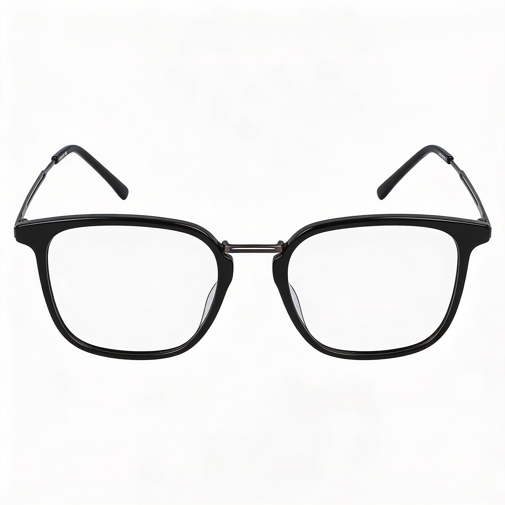 Lacoste Men's Casual Ophthalmic Glasses Black Frame Transparent Plastic Lenses Size 52-19-145, Photo 2