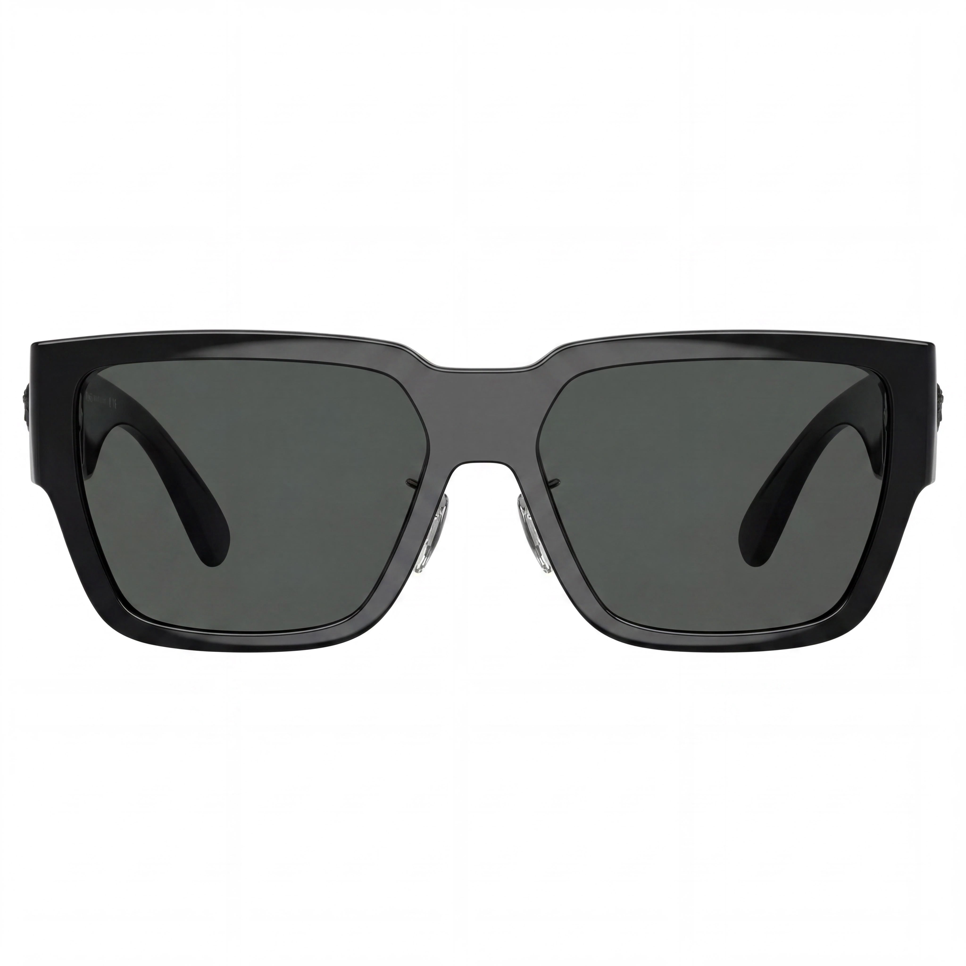 Versace Ve 4483d Unisex Rectangle Full Rim UV Protection Sunglasses Black Dark Grey 57-16-140, Photo 2