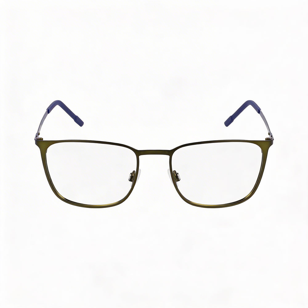 Flexon E1143 Men's Metal Eyeglasses Matte Kelp Blue 54mm