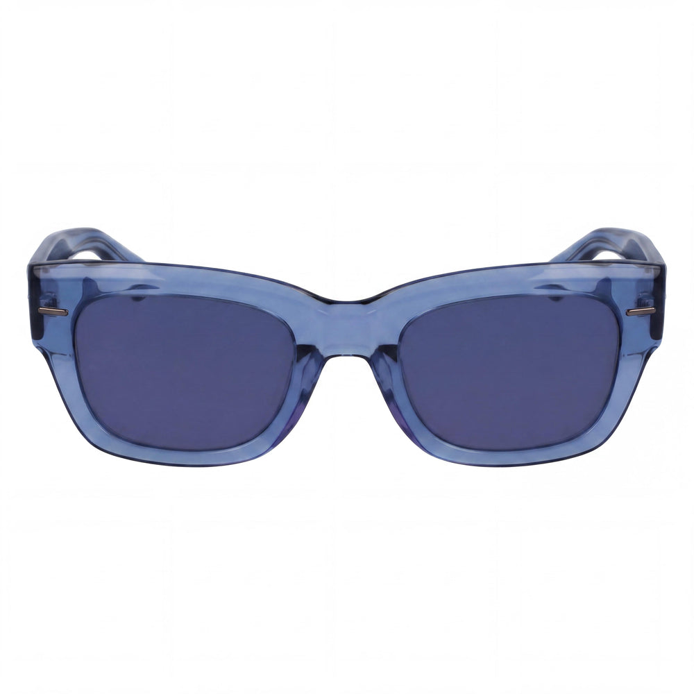 Calvin Klein Ck23509s Unisex Plastic Frame Blue with Solid Blue Polycarbonate Lenses UV Protection 51mm