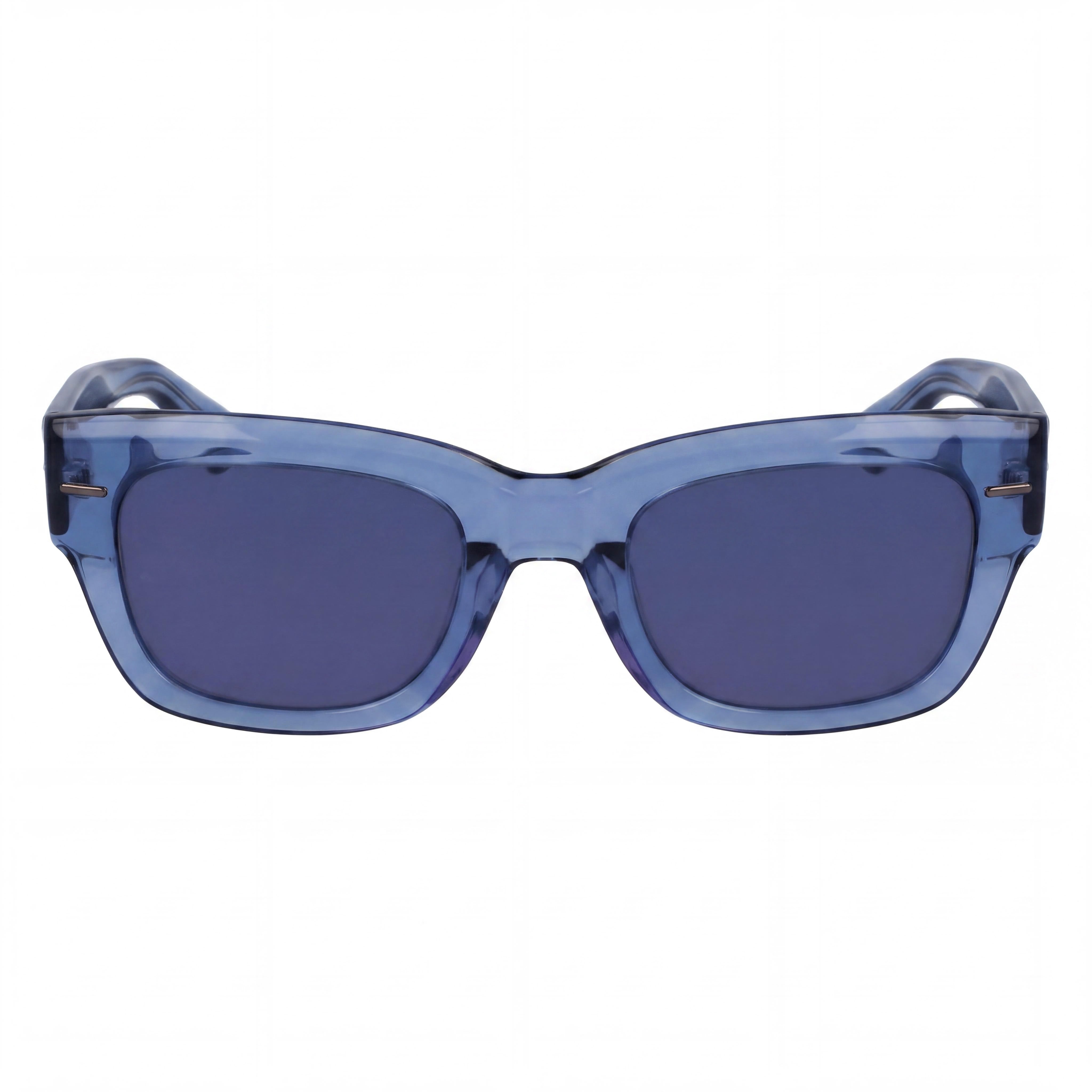 Calvin Klein Ck23509s Unisex, Montura de Plástico Azul con Lentes de Policarbonato Azul Sólido, Protección UV, 51mm, Photo 2
