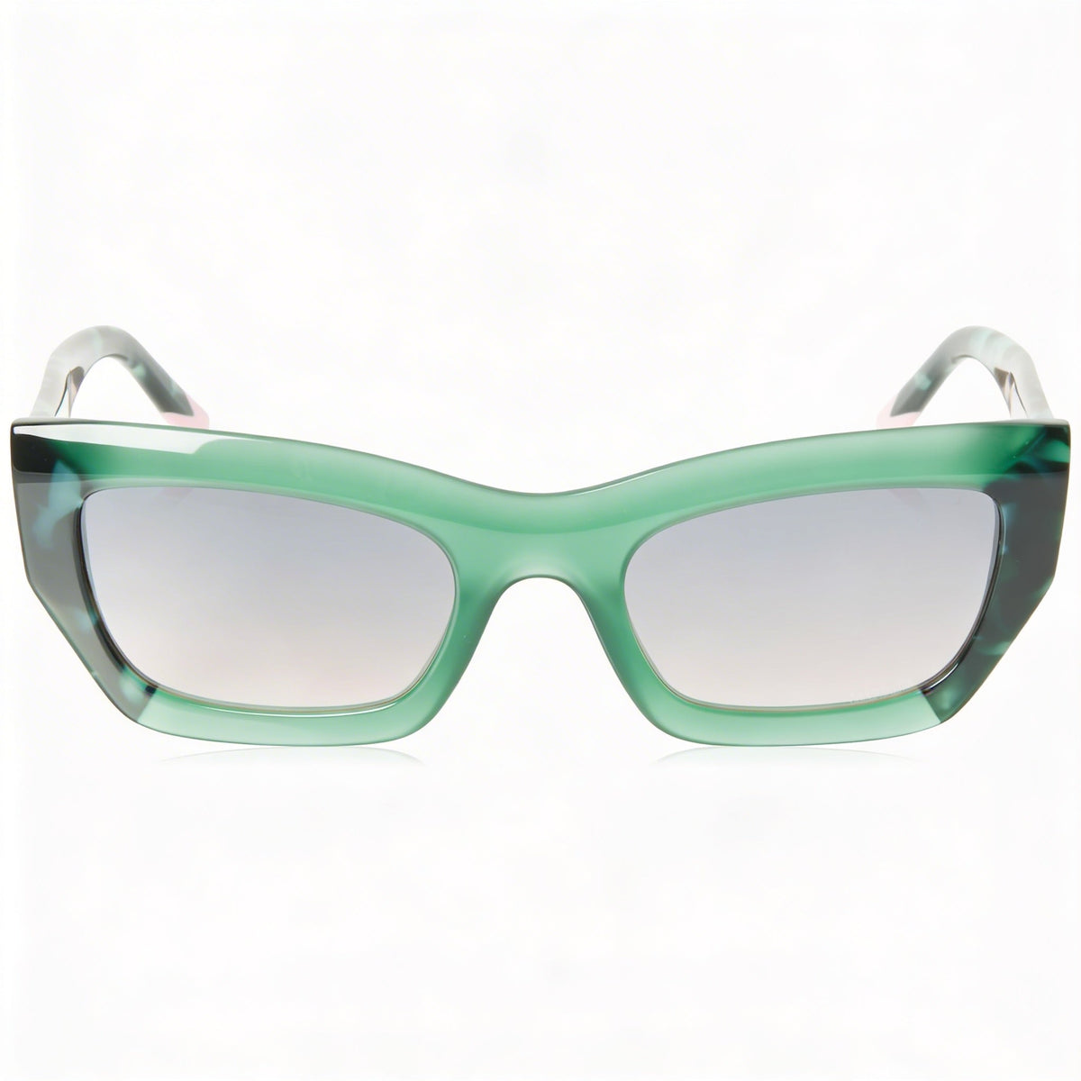 Missoni Seasonal Green Pink Rectangle Sunglasses Unisex, 53mm, Photo 2