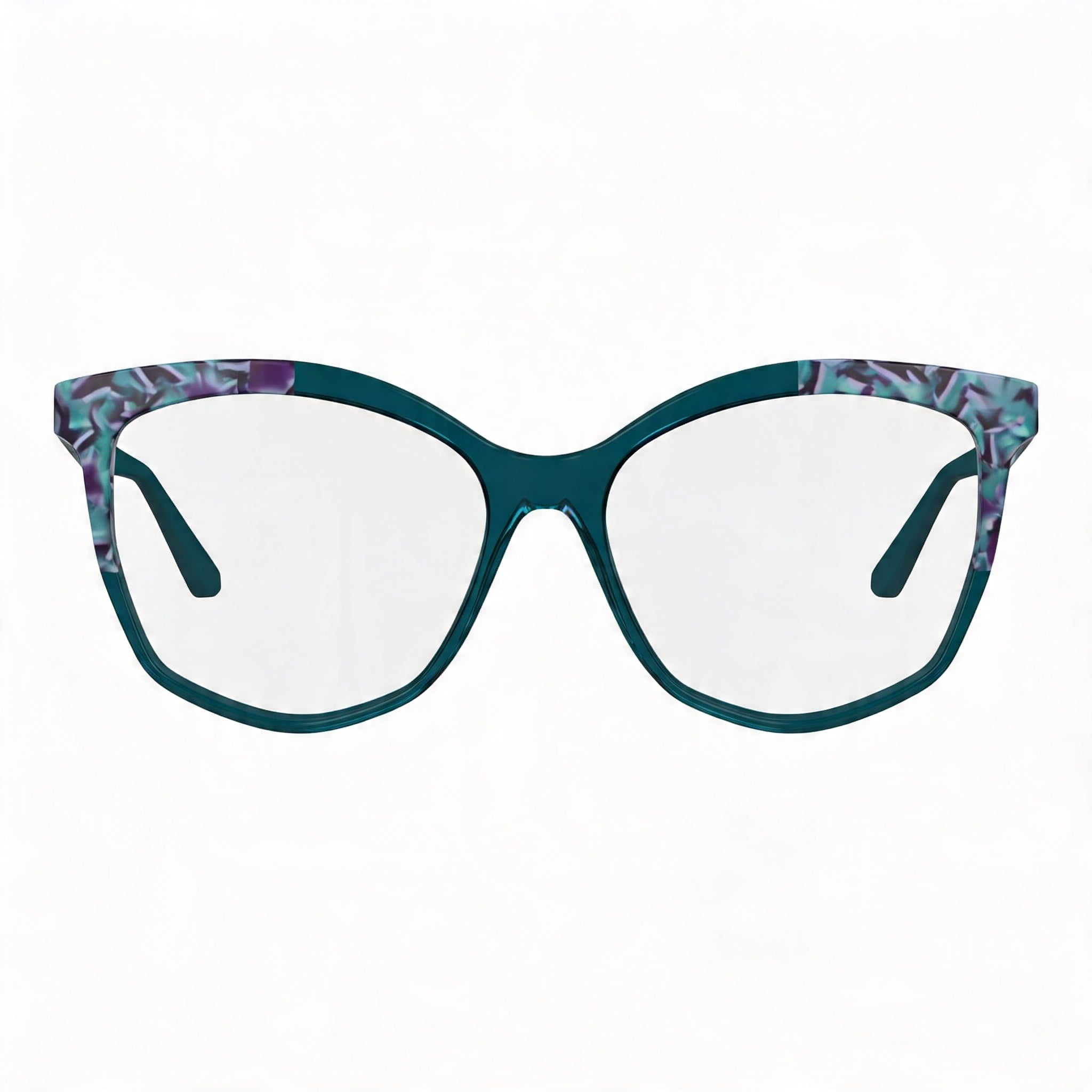 KARL LAGERFELD KL6154 Unisex Sunglasses featuring Blue Marble Blue Acetate Frame & Non-Polarized Lenses 55mm, Photo 1