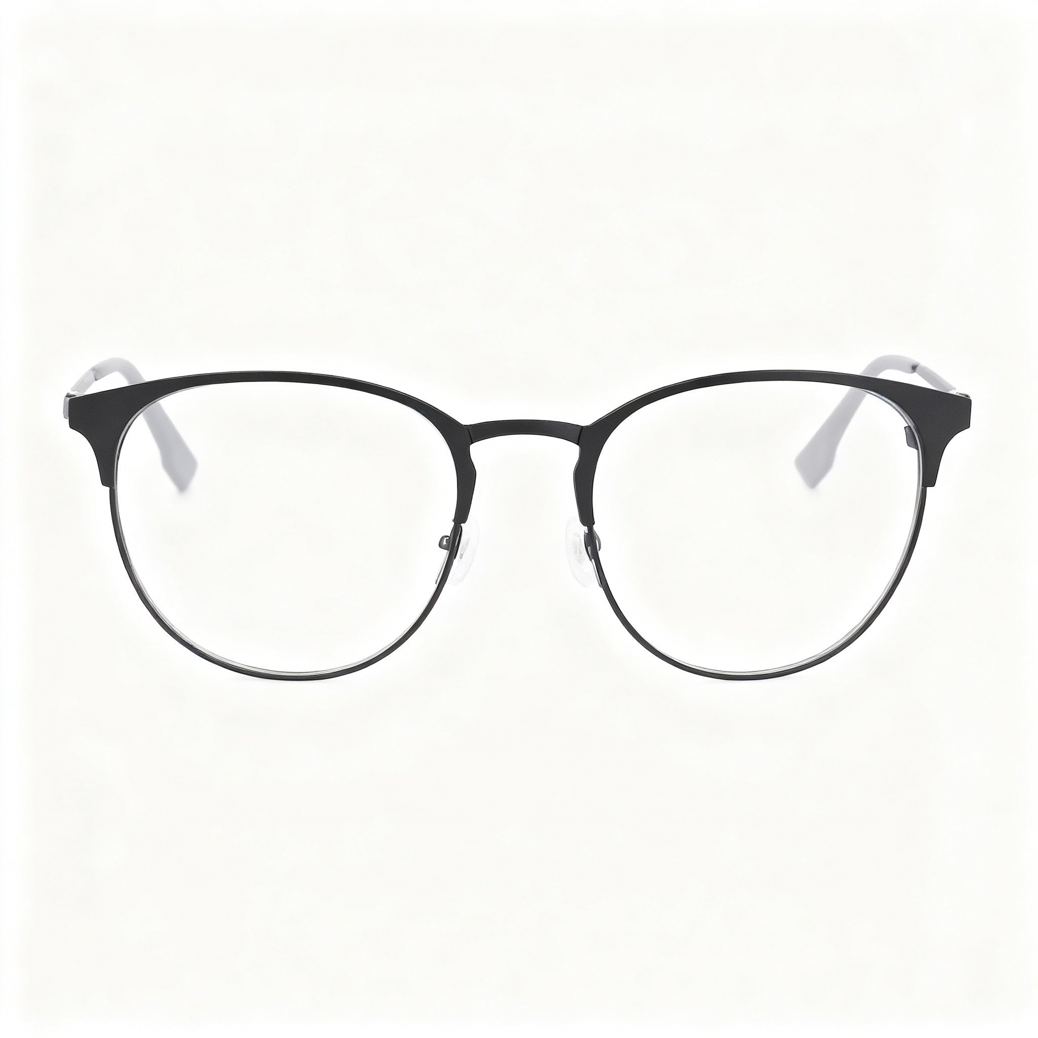 Flexon 600 Men's Full Rim Rectangle Flexible Metal Eyeglass Frames Matte Black 54-18-145mm
