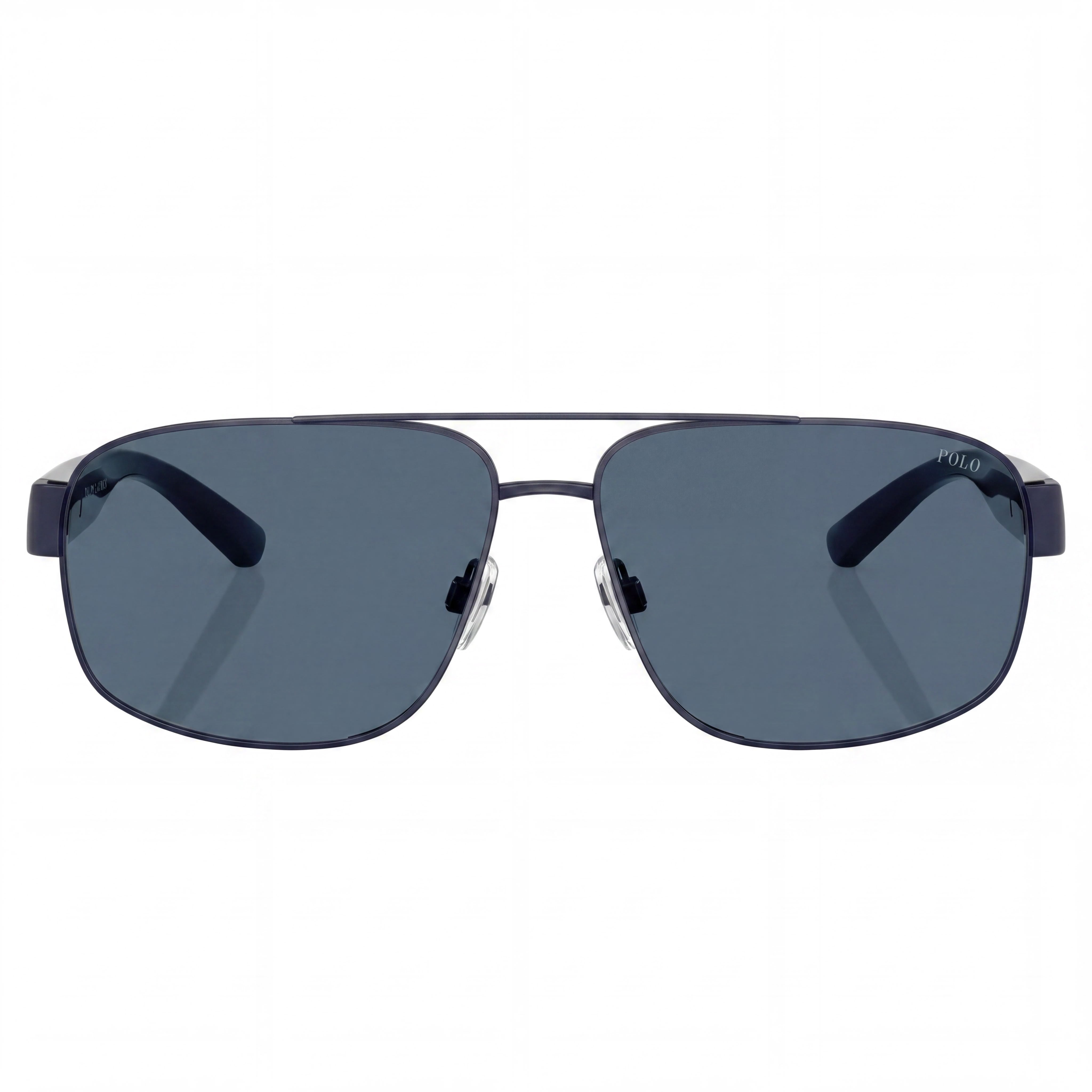 Gafas de sol POLO RALPH LAUREN Ph3156 para mujer, montura de metal azul marino, lentes azul oscuro, 62 mm de ancho de lente, Photo 2