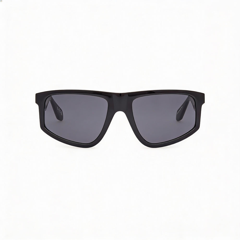adidas Originals Or0108 Unisex Shiny Black Eyeglasses Frames, Ready for Prescription Lenses, Featuring Clear Demo Lenses