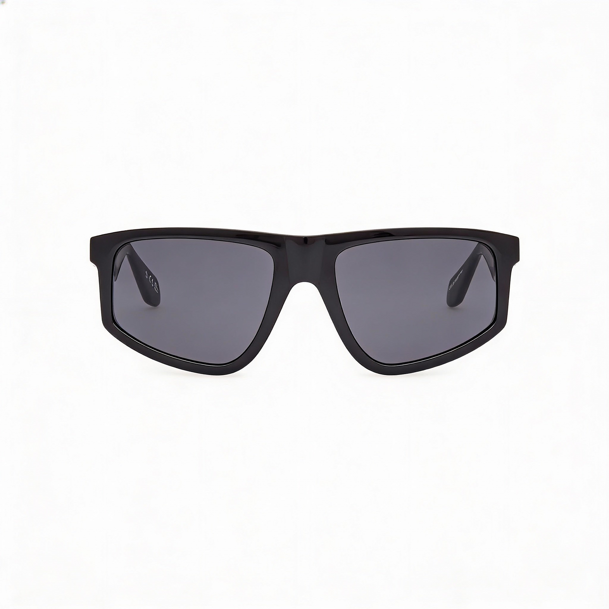 adidas Originals Or0108 Unisex Shiny Black Eyeglasses Frames, Ready for Prescription Lenses, Featuring Clear Demo Lenses, Photo 2