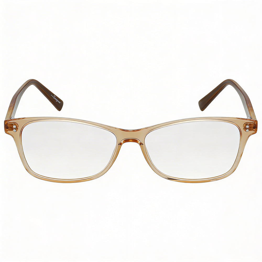 Gafas de sol Ferragamo SF2910 para mujer, estilo moderno, de acetato de mármol marrón transparente, con lentes de 55 mm de ancho.