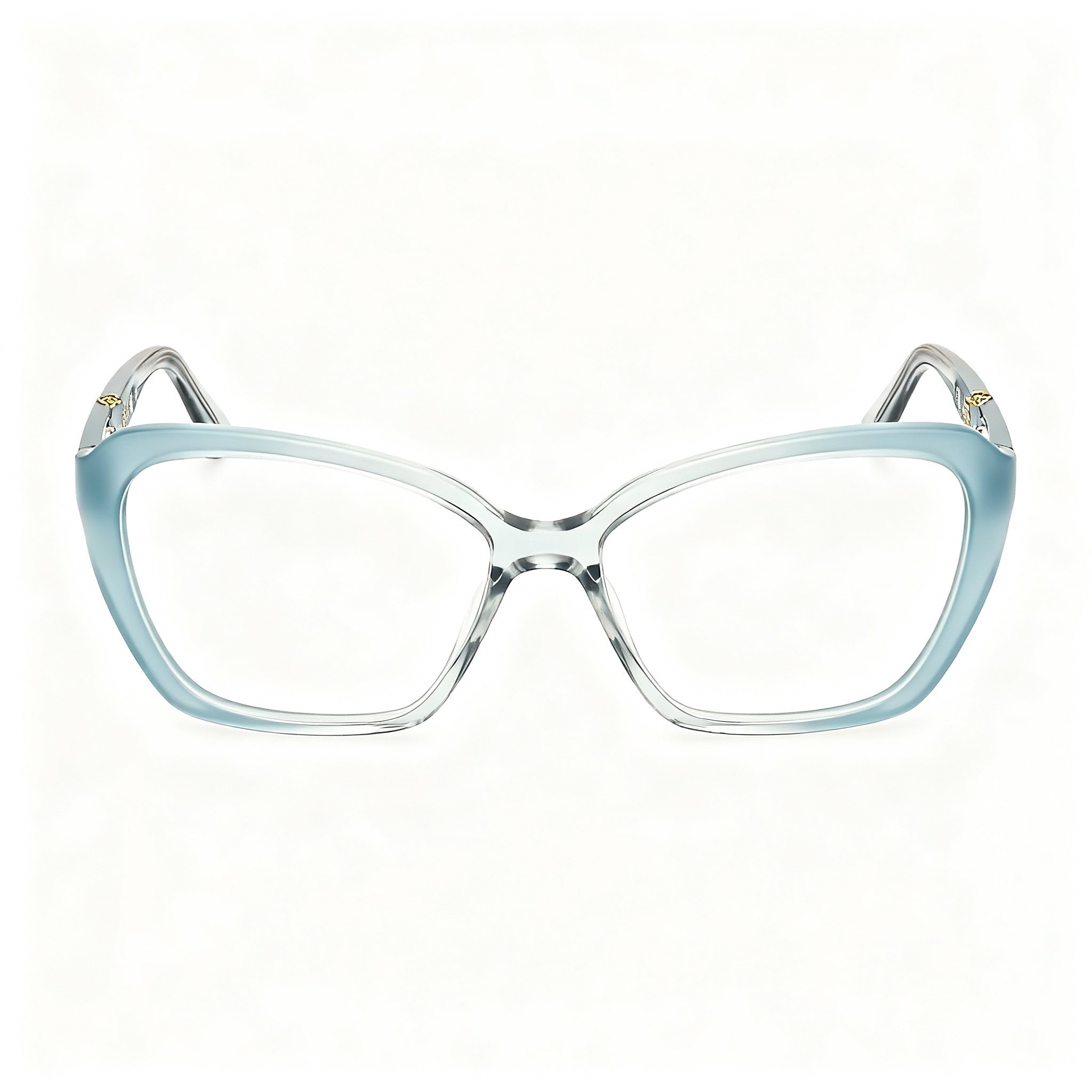 GUESS GU50115 Women's Plastic Eyewear, Turquoise Gradient, Multicoloured Lens, 54-14-140mm