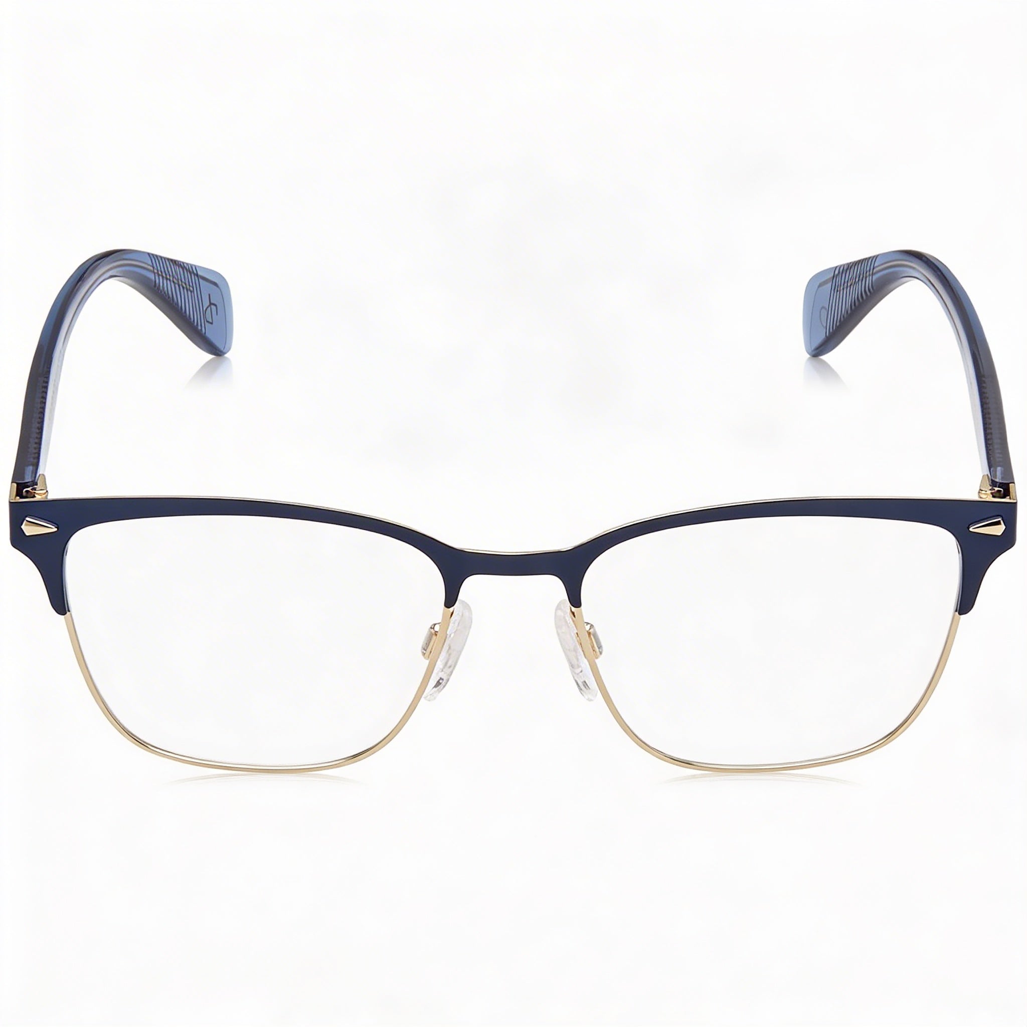 Gafas de sol no polarizadas Rag & Bone de acero aleado azul moderno para mujer de 51 mm, Photo 2