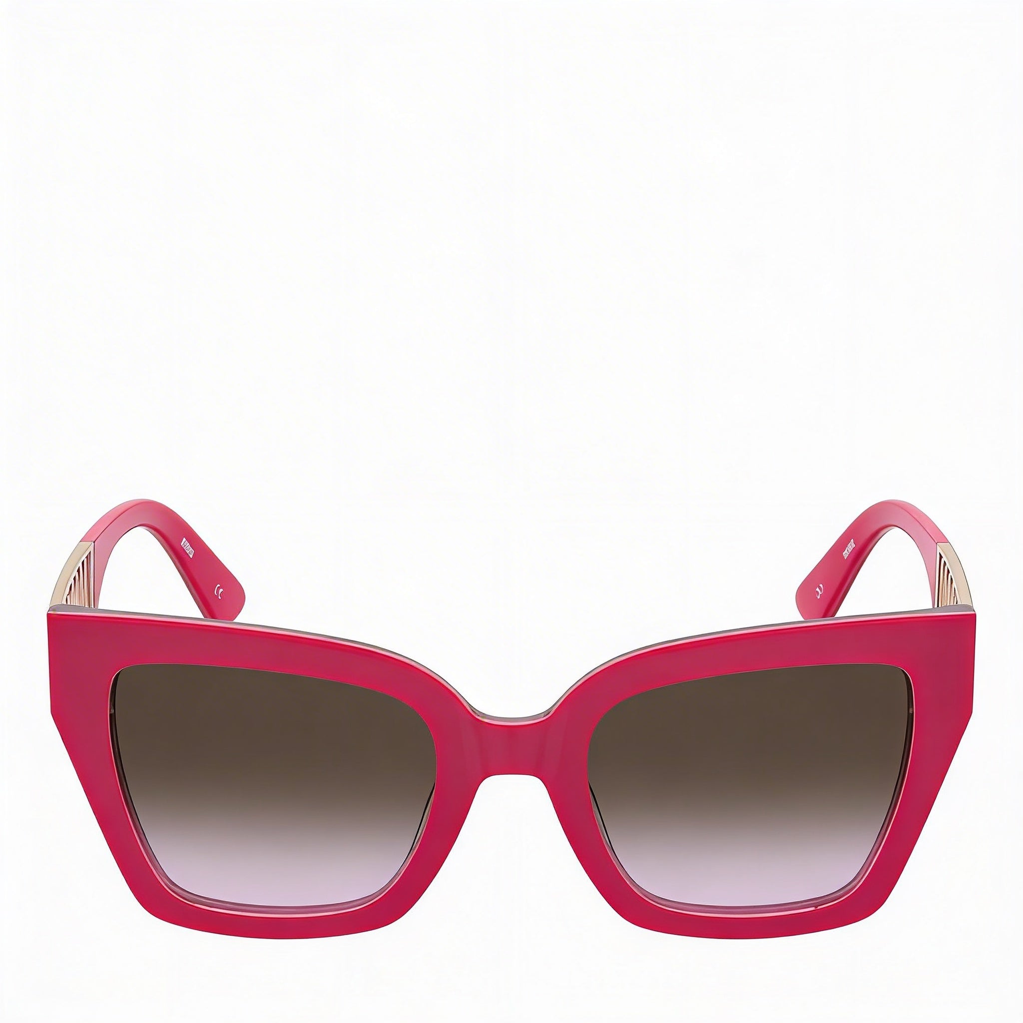 Moschino Casual Women's Acetate Sunglasses Fuchsia Brown Purple Double Shade / Brown Violet Doubleshade 53mm, Photo 2