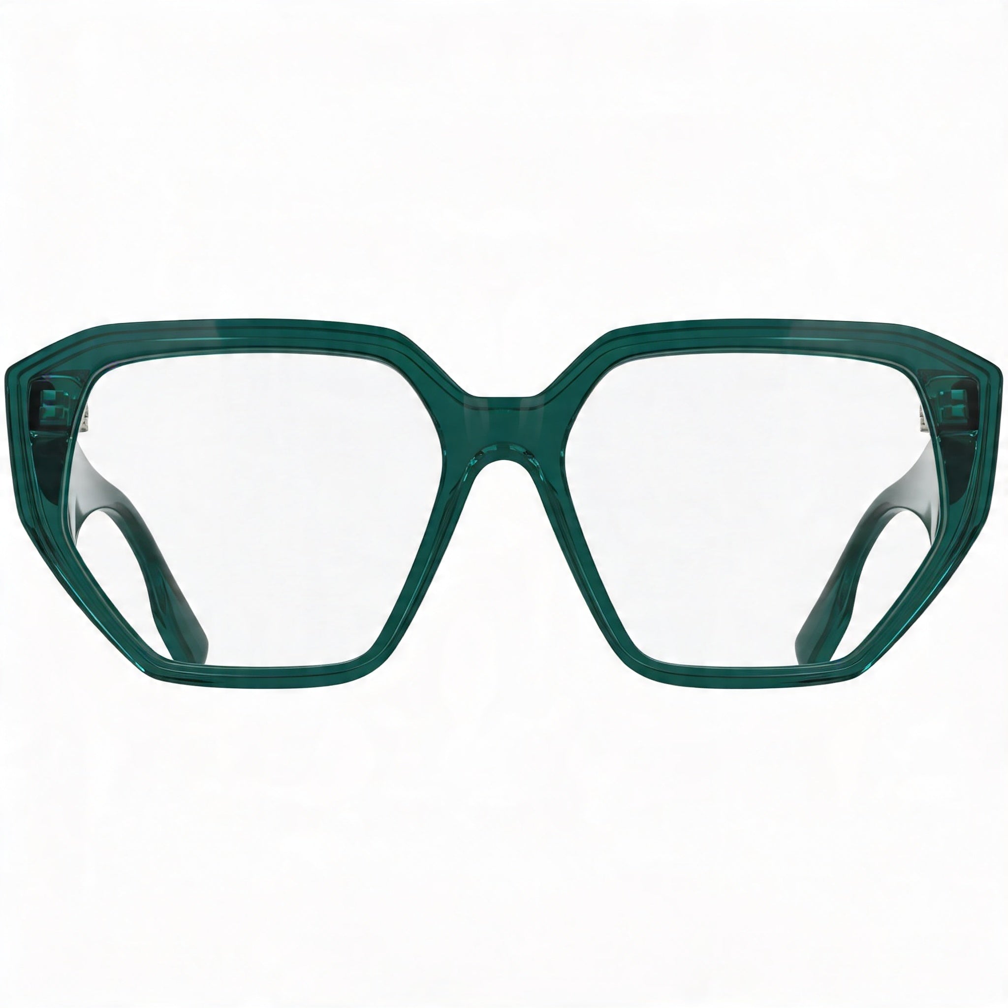 KARL LAGERFELD Kl6213 Women's Eyeglasses, Acetate Frame in Petrol, Transparent Polycarbonate Lenses, 54mm, Photo 2