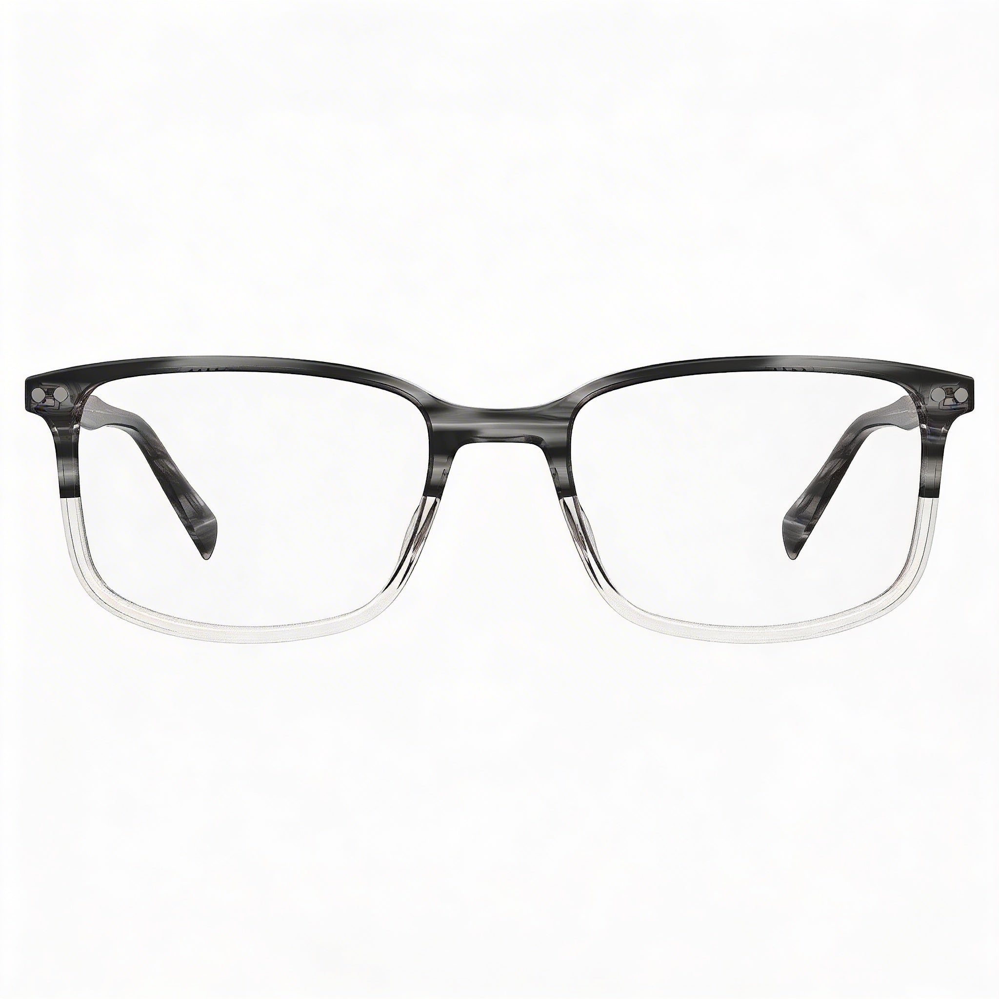 Gafas de vista Levi's LV 5019 rectangulares de polimetilmetacrilato para hombre, transparentes, blancas y grises, talla 54-19-145, Photo 2