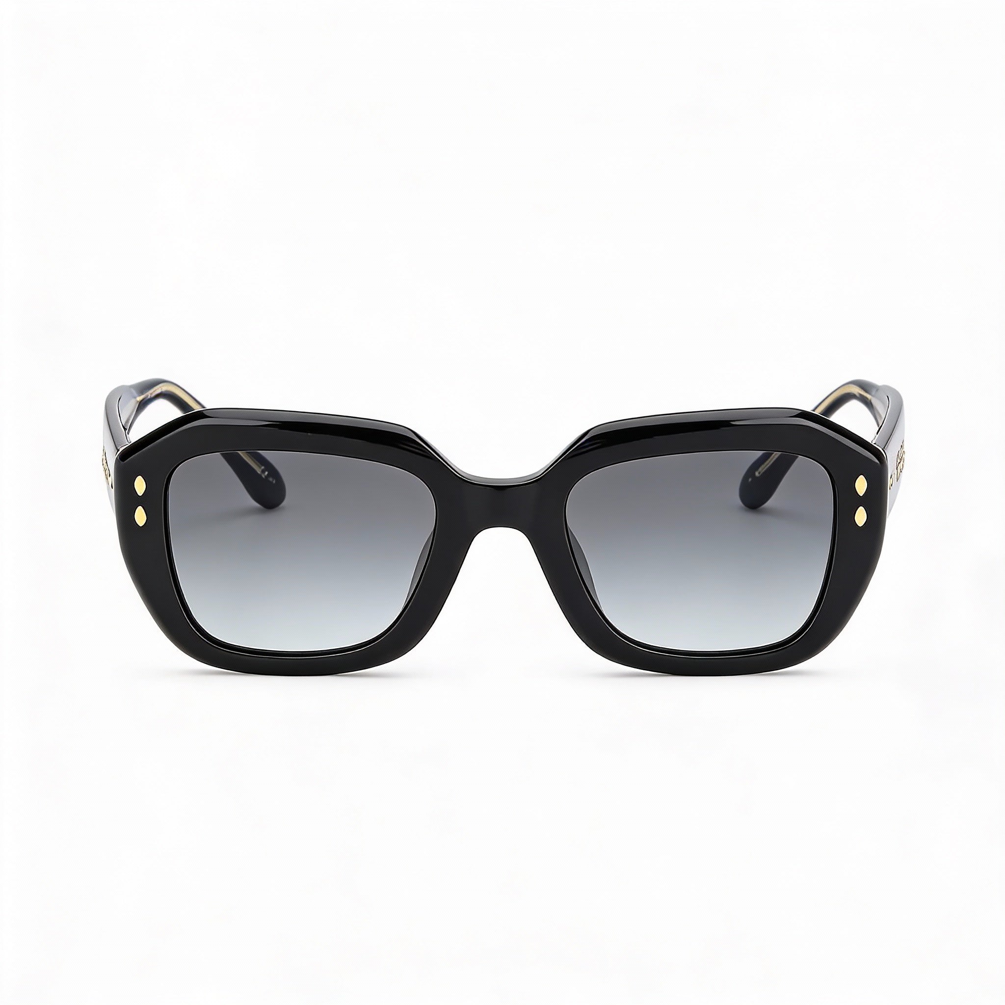 Isabel Marant Trendy Acetate Women's Black Acetate Frame UV Protection Non-Polarized Sunglasses 52mm, Photo 2