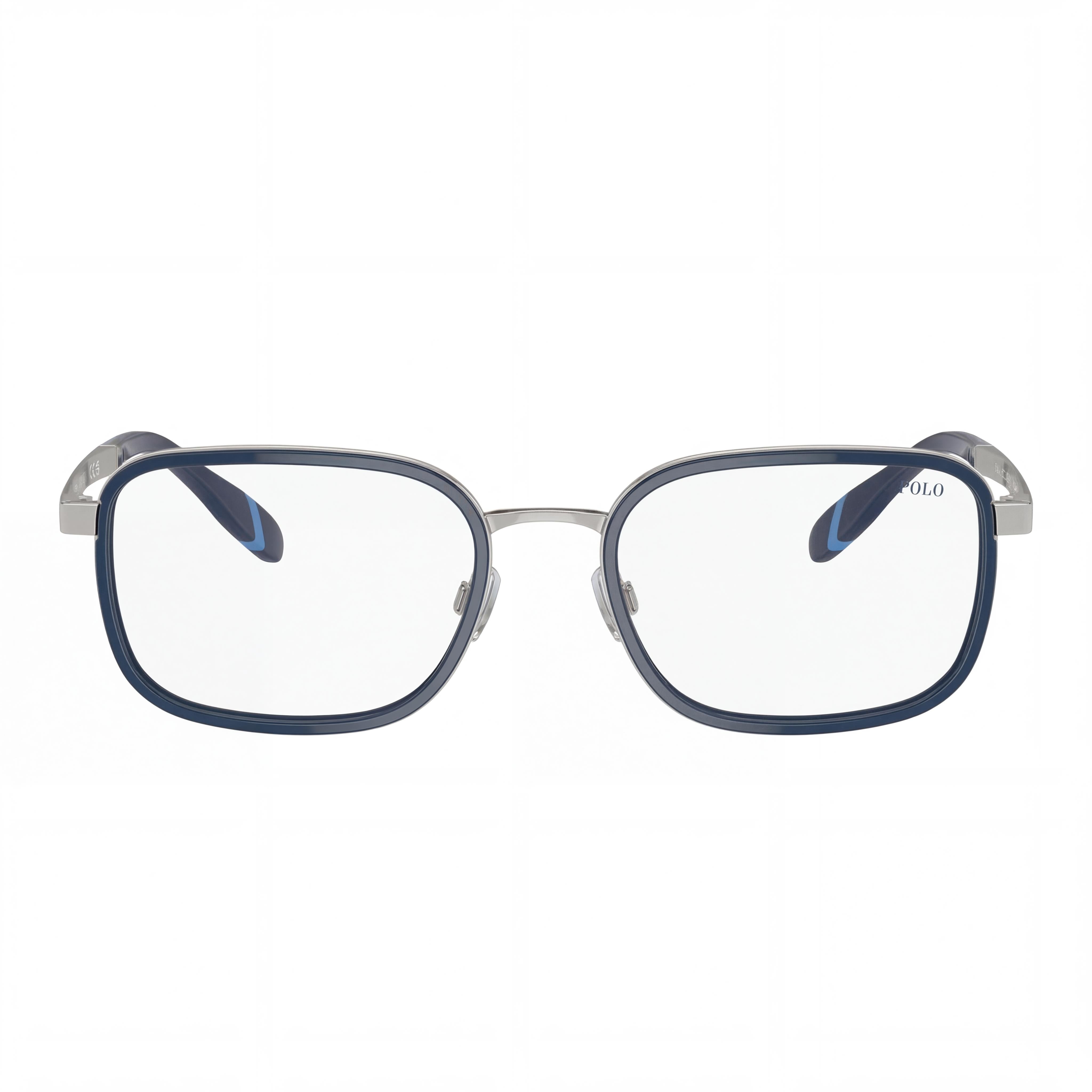 POLO RALPH LAUREN Ph1225 Men's Rectangular Metal Prescription Eyeglass Frames Navy Blue/Silver 56-20-150, Photo 2