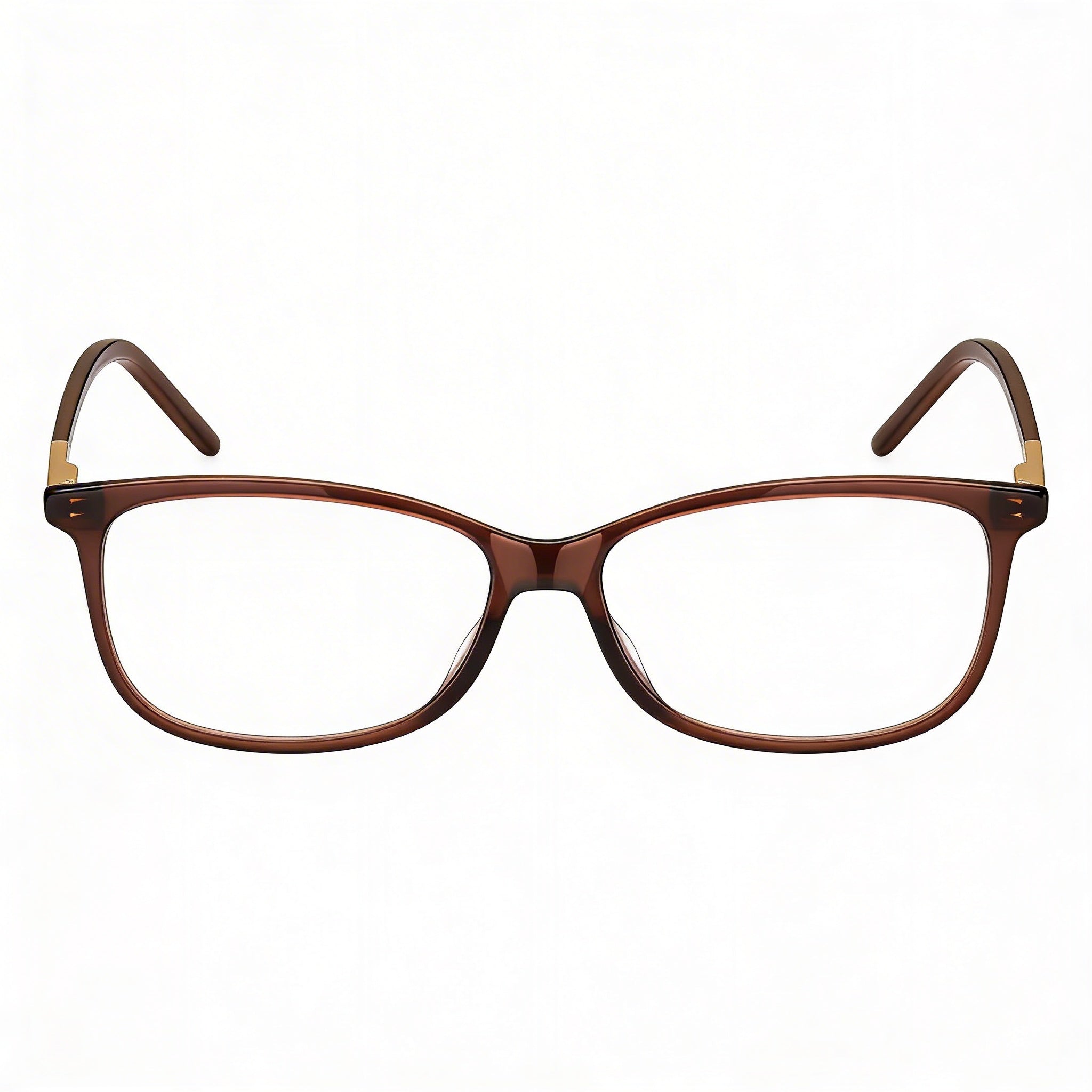Monturas Ópticas Modernas Marc Jacobs Marc 513 de Acetato Marrón para Mujer con Lentes de Muestra Transparentes, Aptas para Receta, Ancho de Lente de 53 mm, Photo 2
