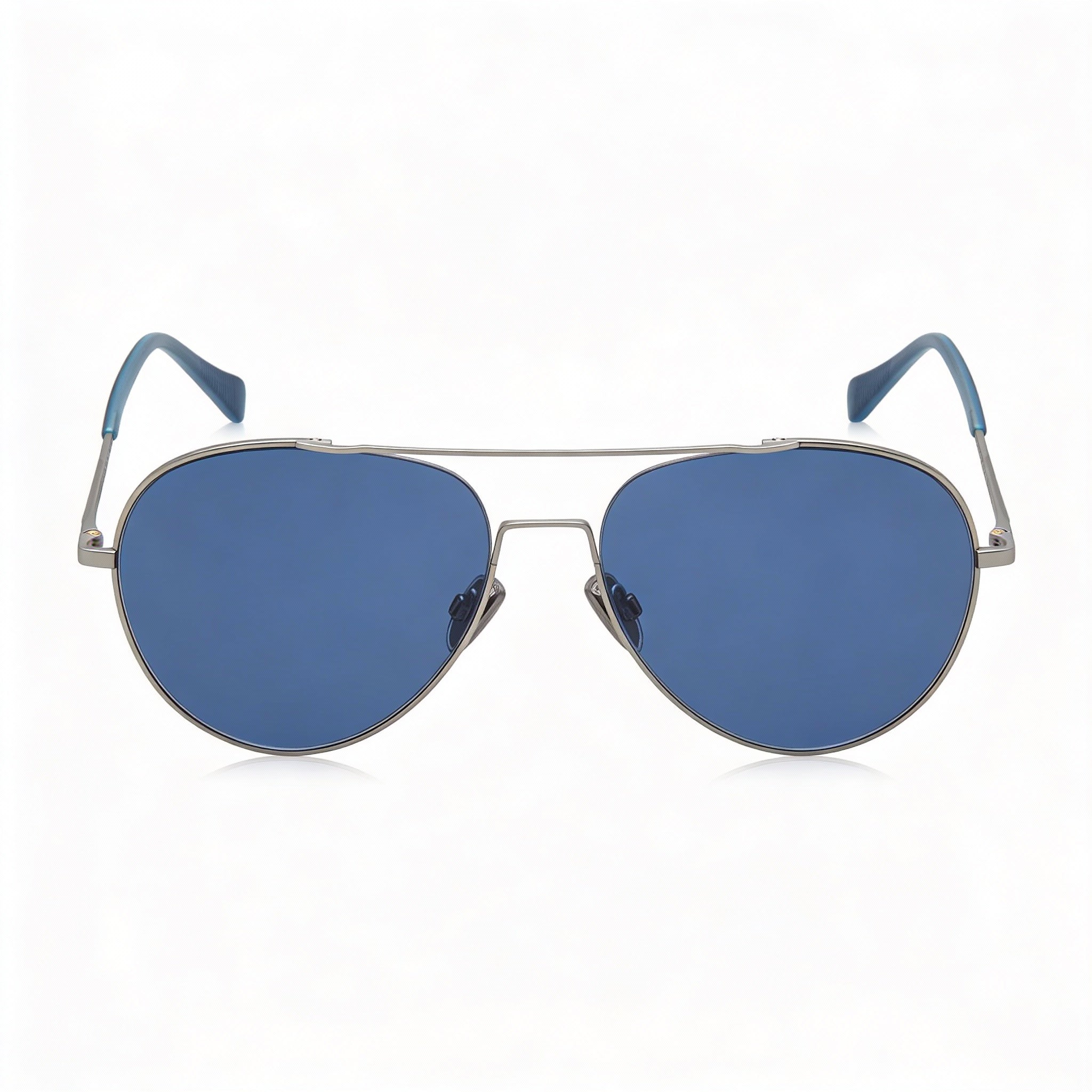 Gafas de sol unisex modernas rag & bone con montura de acero de aleación gris y lentes de policarbonato, 58 mm, Photo 2