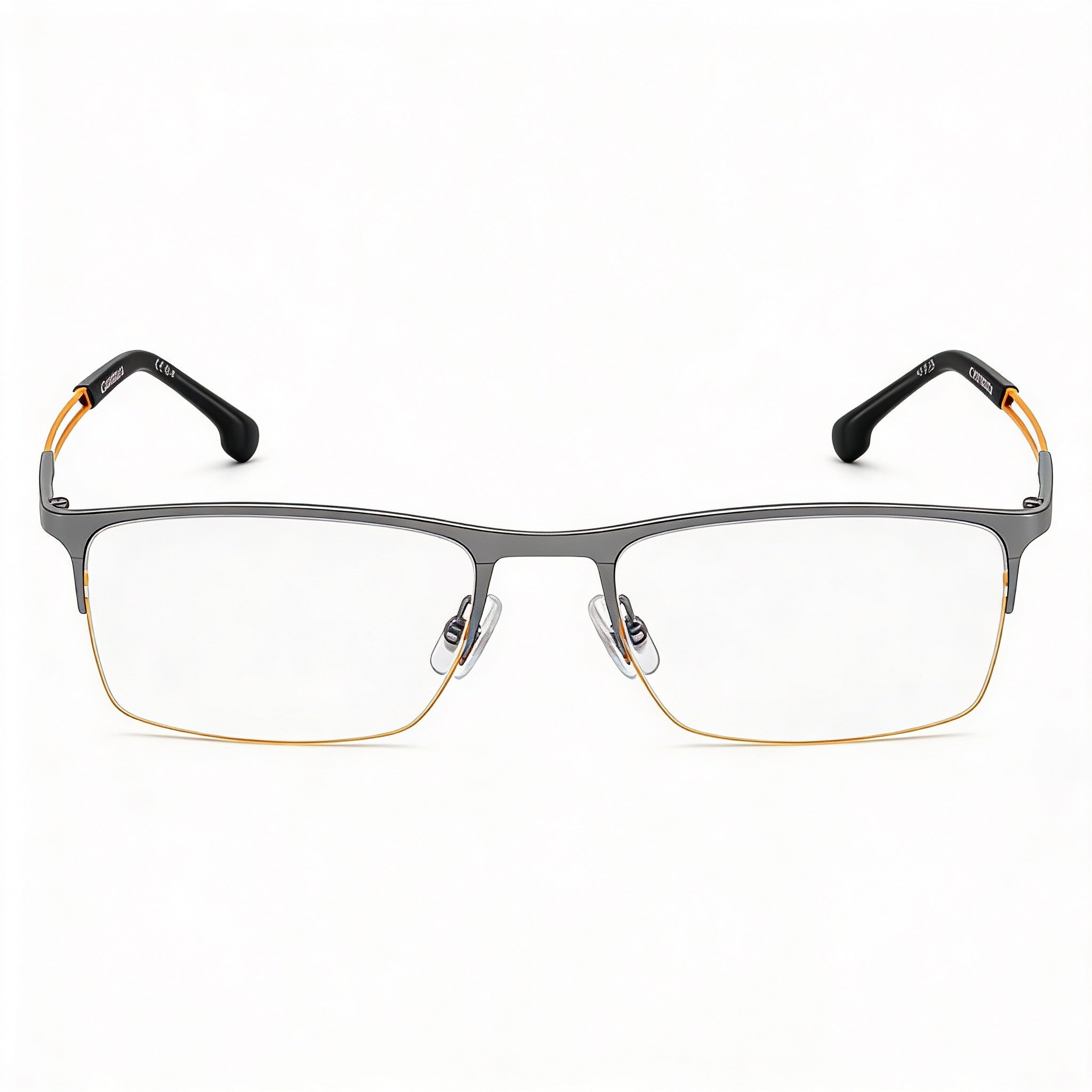 Gafas de sol Carrera 8899 unisex modernas de acero inoxidable color naranja rutenio oscuro de 55 mm, Photo 1