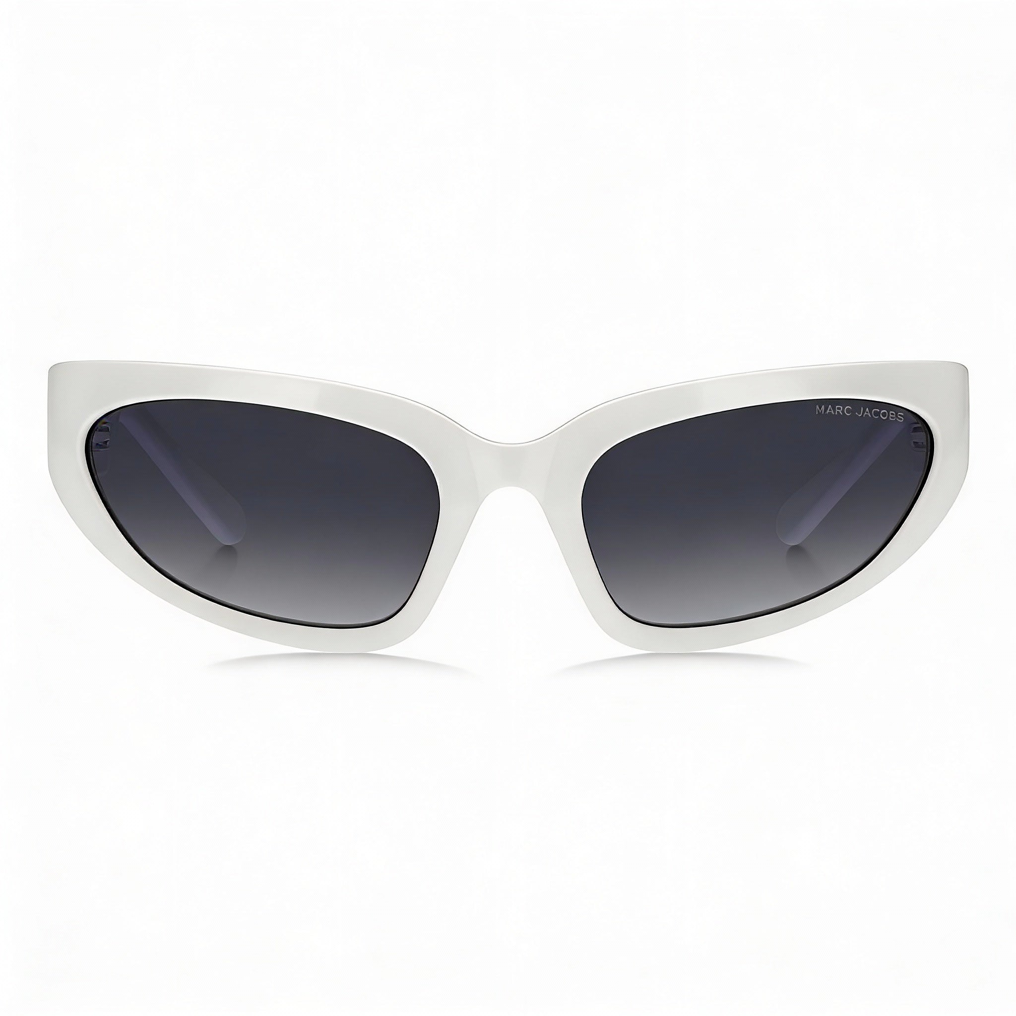 Marc Jacobs Marc 738/S Women's White, Black Cellulose Propionate Frame Dark Grey Shaded Non-Polarized Sunglasses 61mm, Photo 2