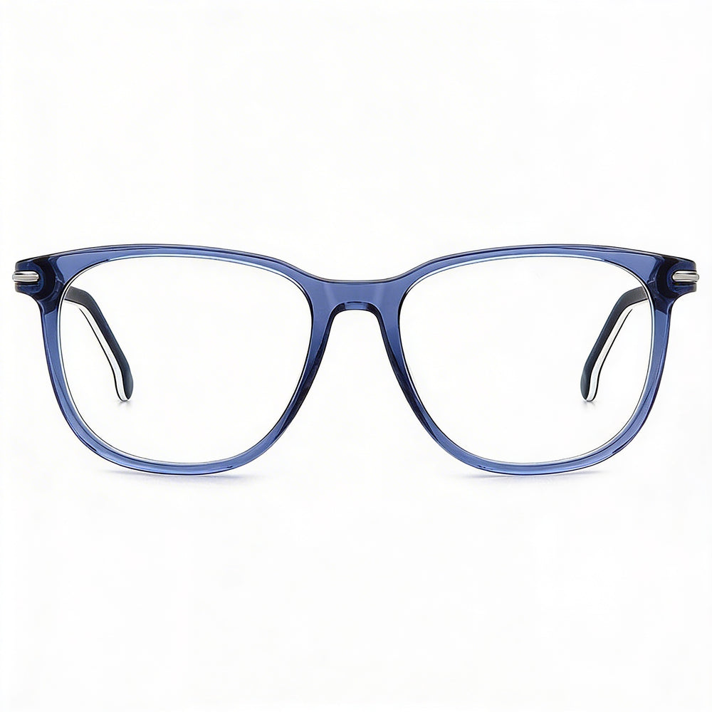 Gafas de sol unisex Carrera Carrera 308 con montura de acetato azul y lentes de policarbonato azul de 53 mm