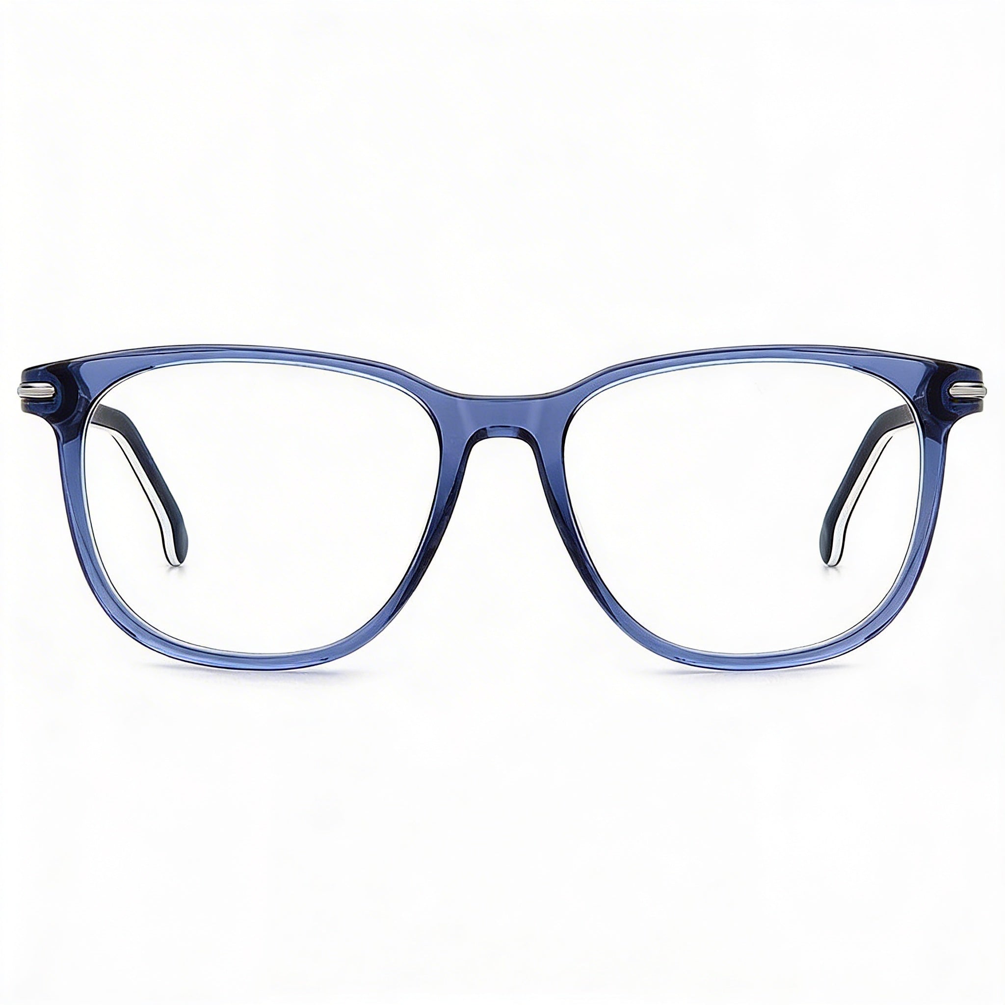 Gafas de sol unisex Carrera Carrera 308 con montura de acetato azul y lentes de policarbonato azul de 53 mm, Photo 2