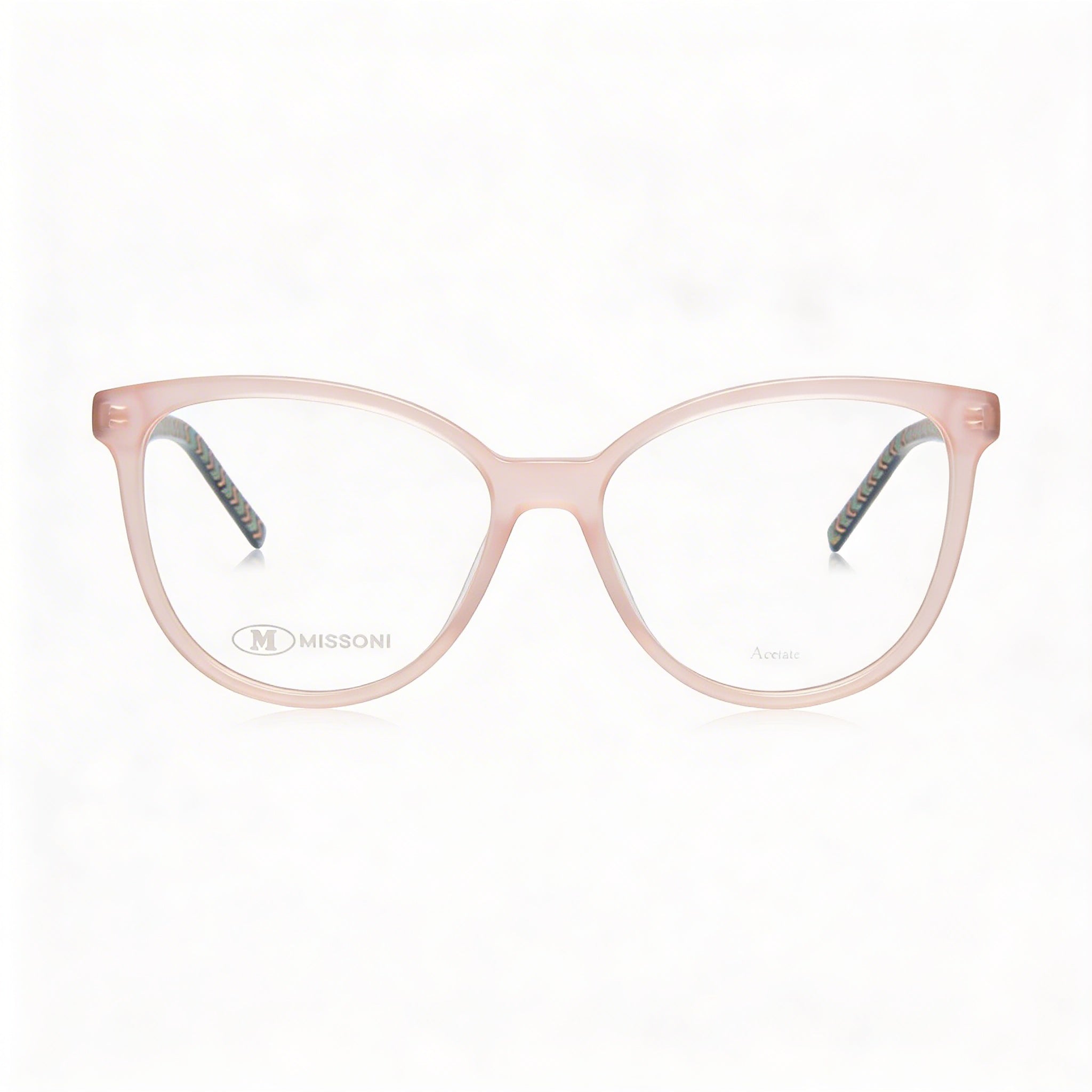 Montura de acetato rosa para mujer M Missoni MMI 0093, sin lentes, lente de 53 mm, puente de 15 mm, patilla de 140 mm, Photo 2