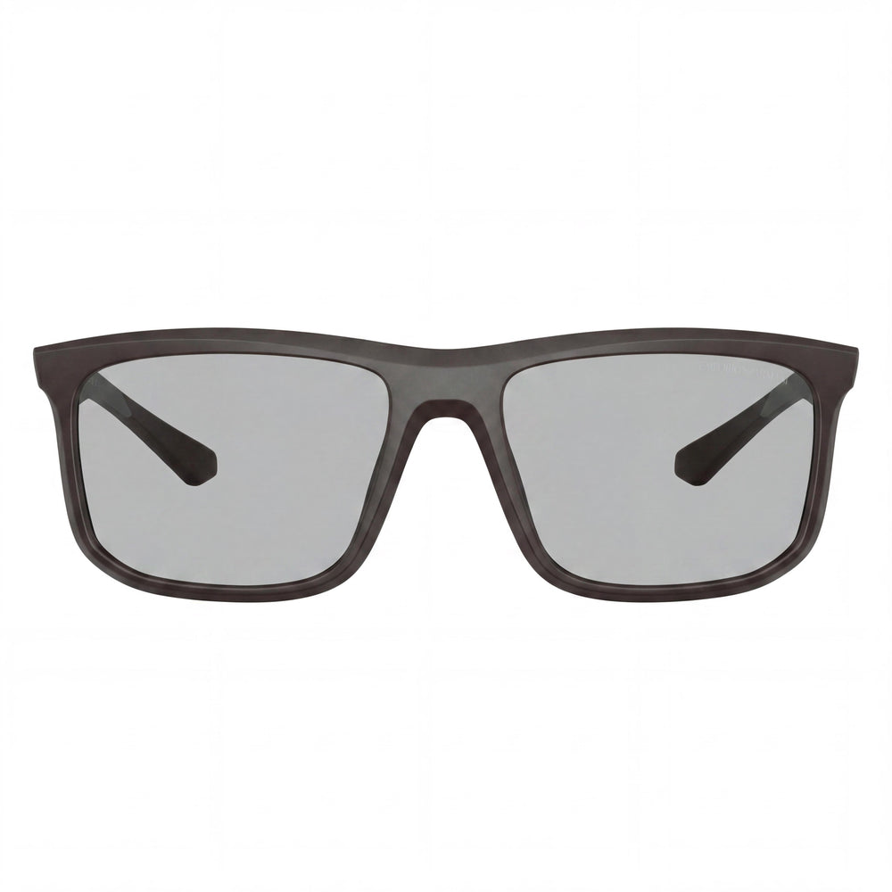 Emporio Armani Ea4234u Universal Fit Women's Plastic Sunglasses Matte Brown Light Grey Frame Light Grey Lens 100% UV Protection 57mm