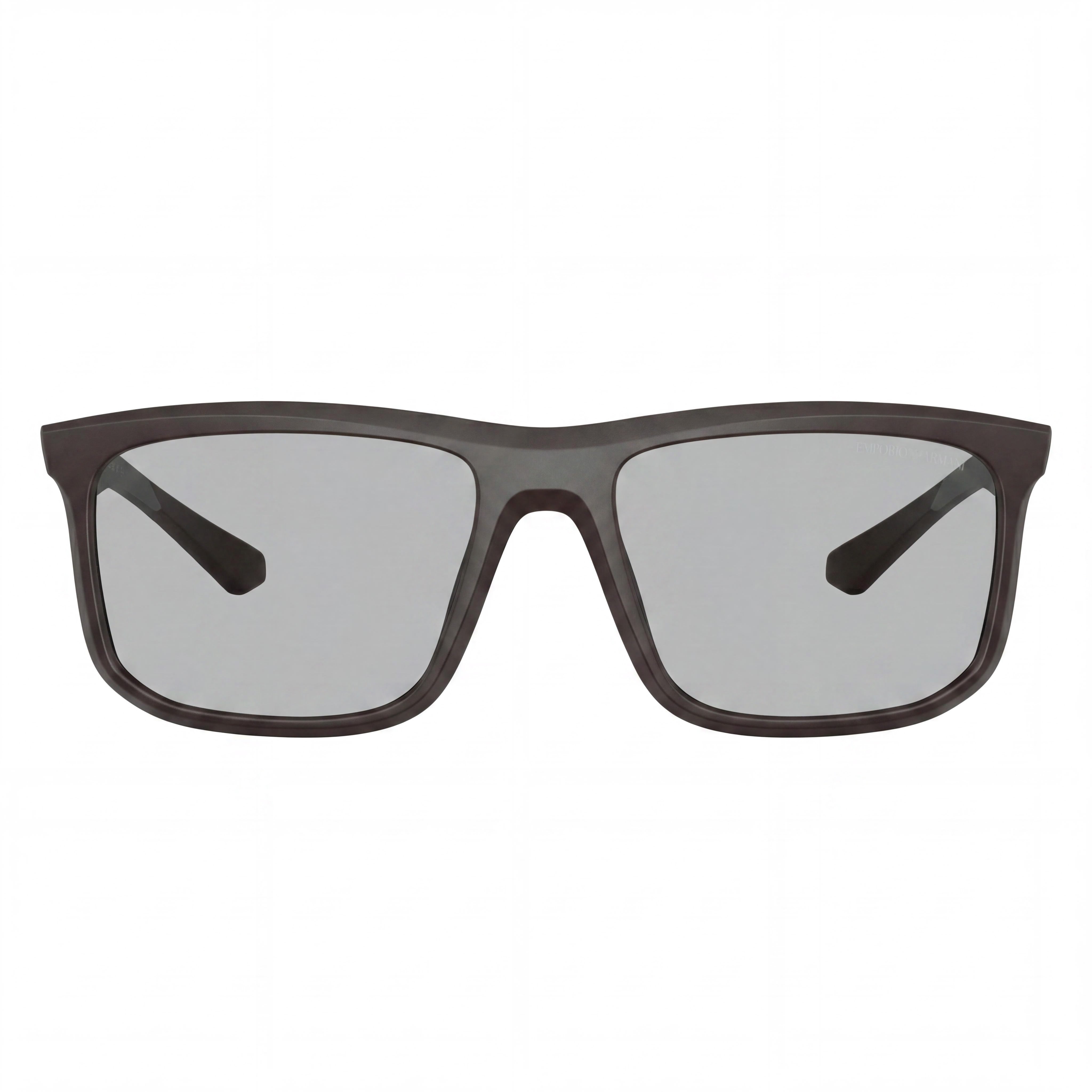 Emporio Armani Ea4234u Universal Fit Women's Plastic Sunglasses Matte Brown Light Grey Frame Light Grey Lens 100% UV Protection 57mm, Photo 2
