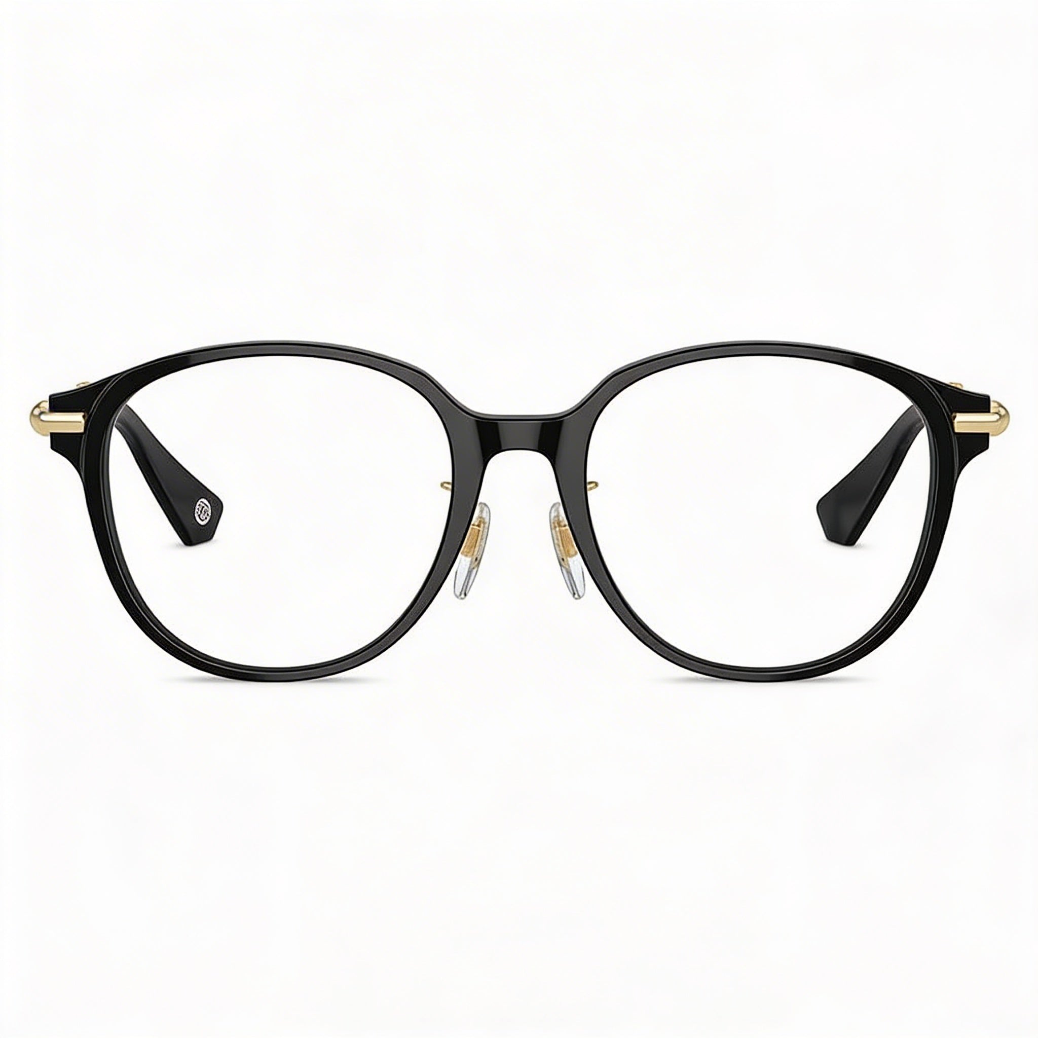 Gafas de sol BURBERRY Be 2412d para hombre con montura de acetato negro y lentes de policarbonato transparente, tamaño 52 mm, Photo 1